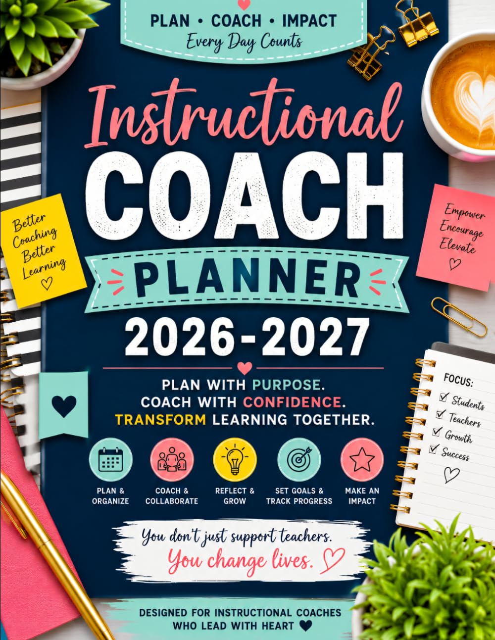 capítulo por capítulo baixar Instructional Coach Planner: 2026-2027 Academic Year Organizer for Coaching Cycles, Classroom Observations, Teacher Feedback, PLC Planning, and... Coach Planning & Professional Growth Series)