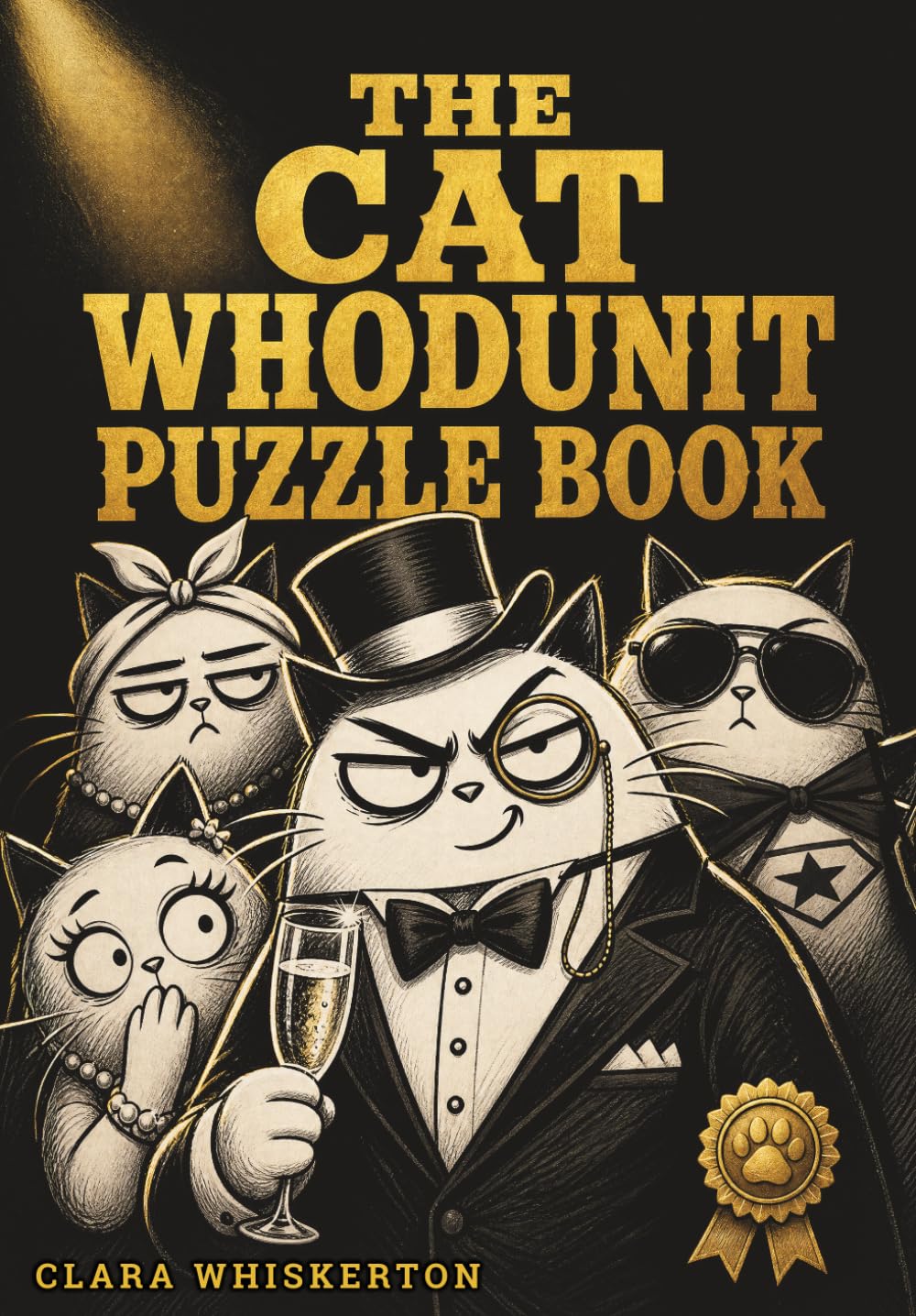 ler totalmente The Cat Whodunit Puzzle Book: A Hilarious Elimination Game With 4,600 Suspects for Cat Lovers
