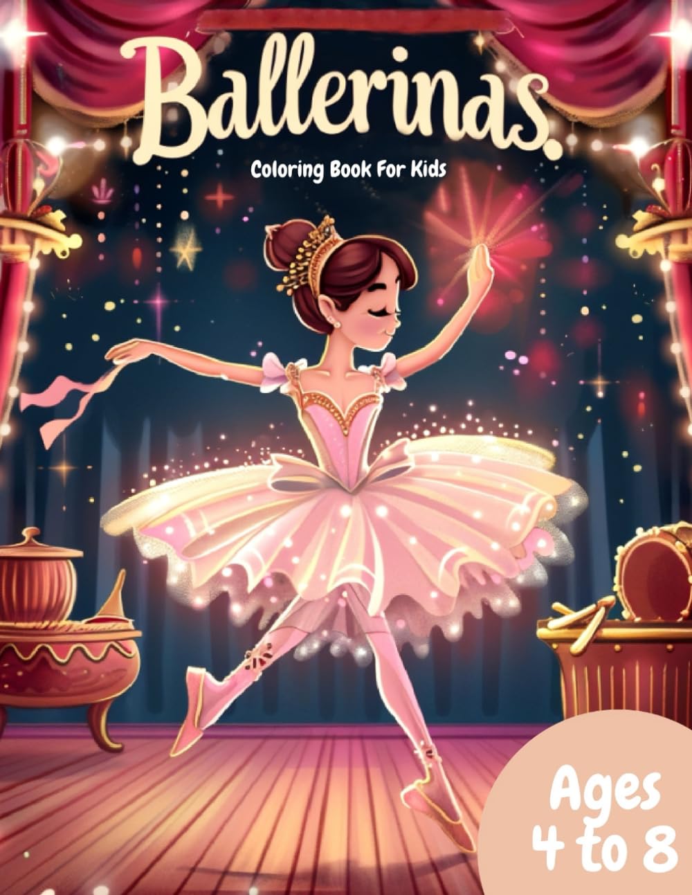 capítulo por capítulo baixar Ballerinas Coloring Book: Cute and fun ballet ballerinas for kids ages 4 to 8 who love to dance