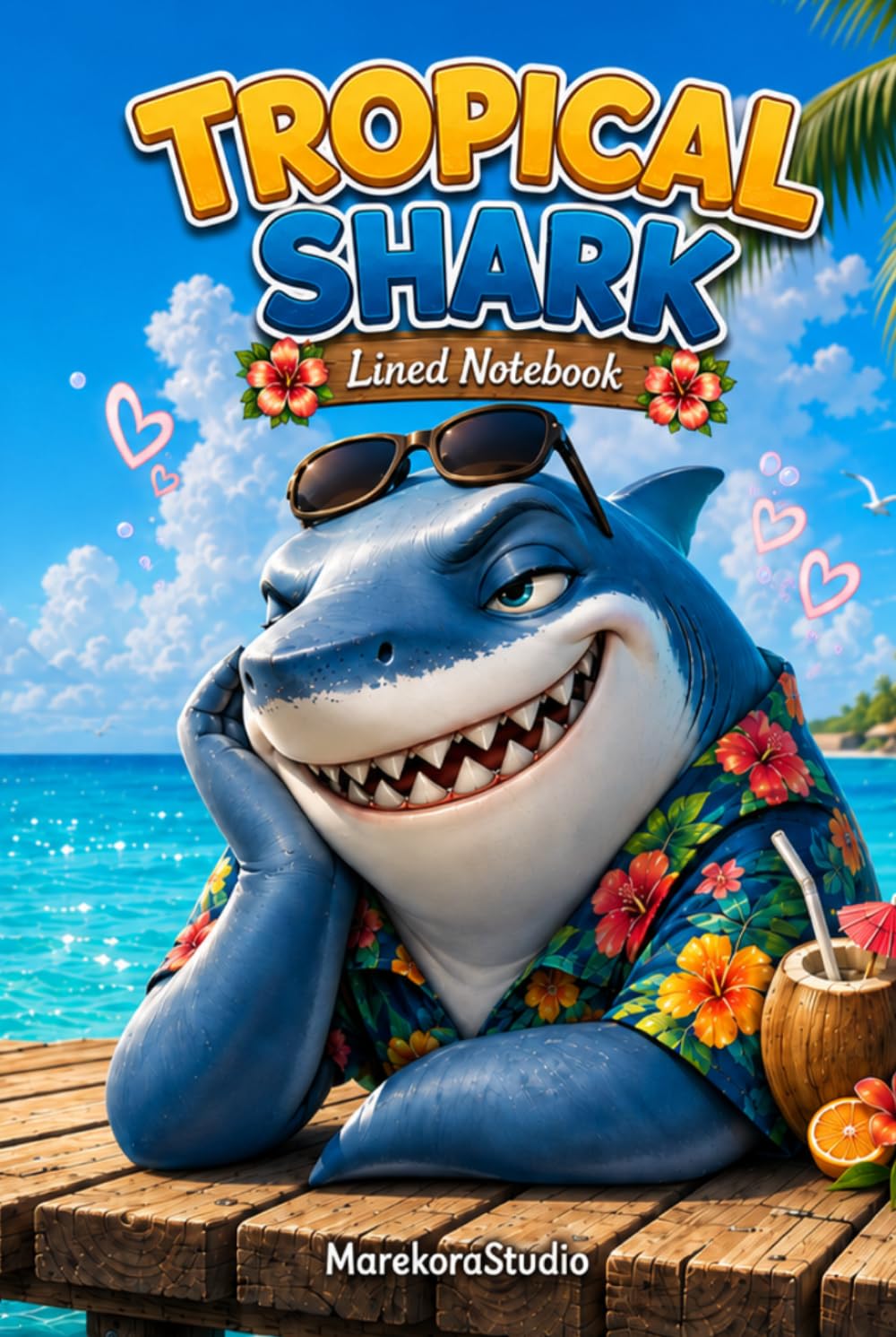 TROPICAL SHARK: LINED NOTEBOOK baixar livro de graça