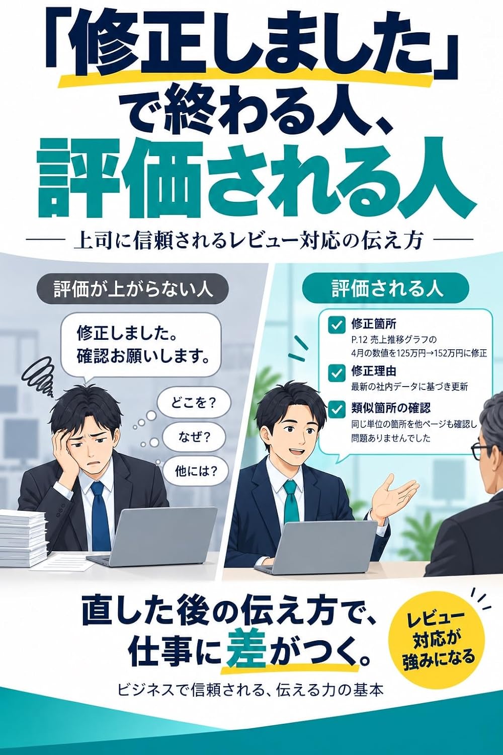Shusei Shimashita de Owaru Hito Hyoka Sareru Hito: Rebyu Shiteki o Taio Kanryo de Owarasezu Genin Eikyo Yoko Tenkai made Tsutaeru Gijutsu Kaisha de wa... (shoushinshikencom) (Japanese Edition) baixar livro de graça
