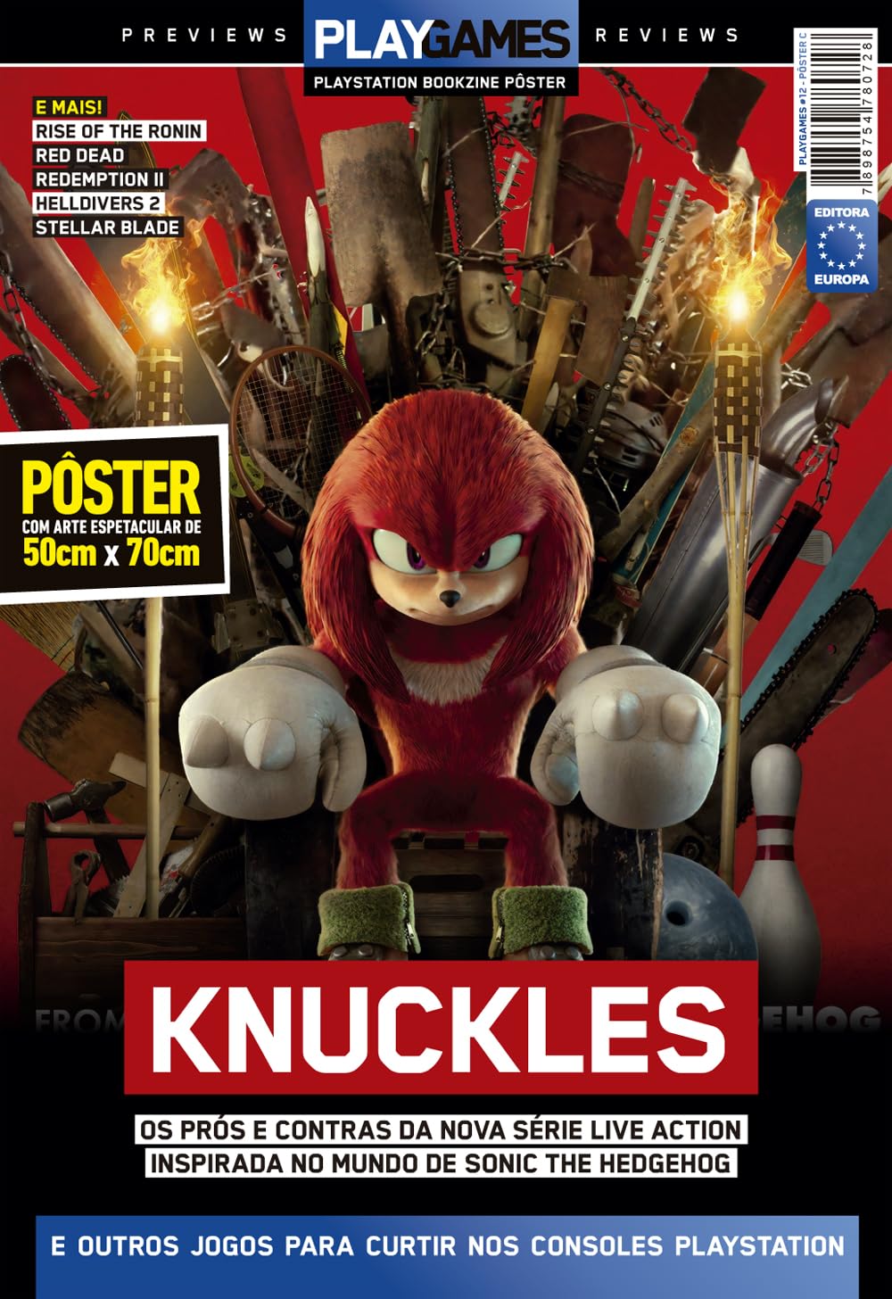 Knuckles - Superpôster PlayGames baixar o livro de graça
