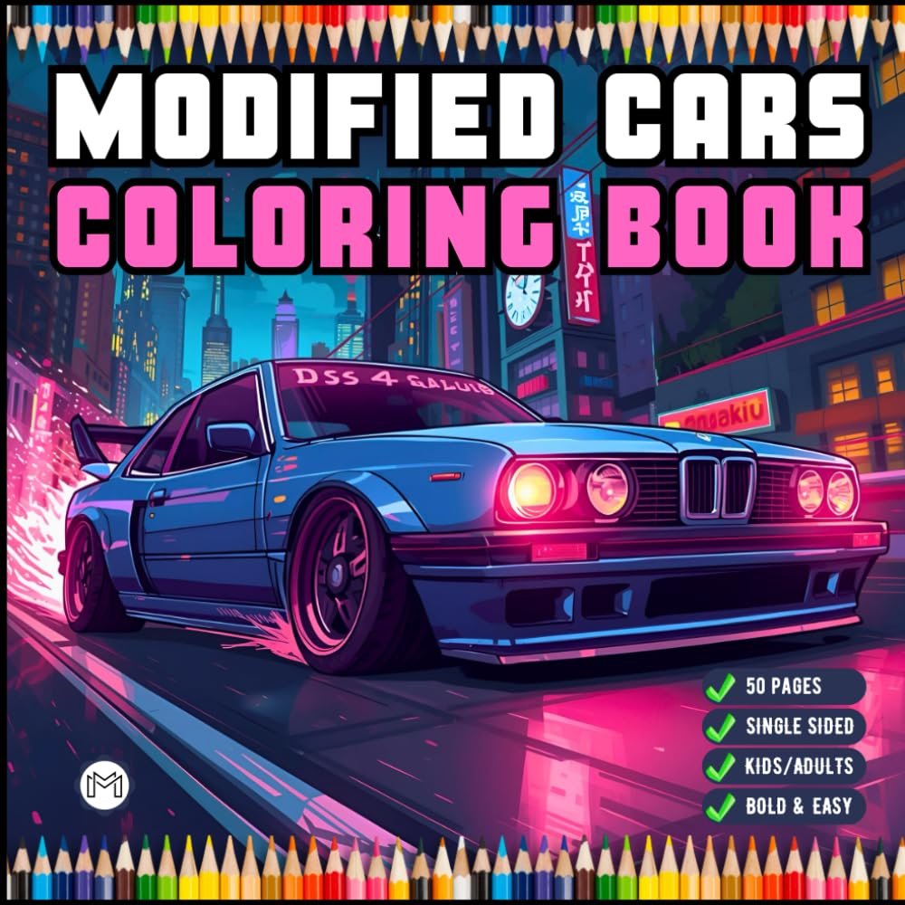 Modified Cars Coloring Book for Adults Men Women Kids Boys Girls Teens Drift Cars Coloring Activity Book Gift Modified Exotic Racing Cars Coloring... Sports Cars Automobile Coloring Activity Book baixar o livro de graça