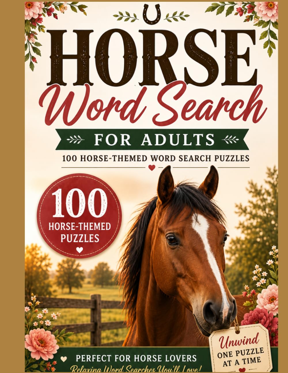 ler totalmente Horse Word Search for Adults: 100 Horse-Themed Word Search Puzzles for Horse Lovers Who Love Relaxing Challenges