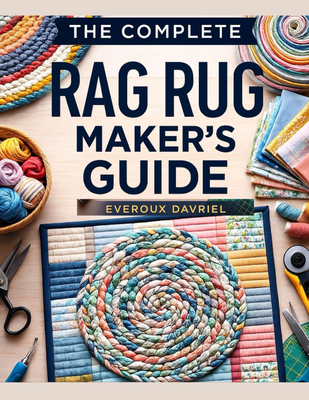 ler totalmente The Complete Rag Rug Maker's Guide: Easy Techniques, Creative Projects, and Step-By-Step Instructions for Beautiful Handmade Rugs