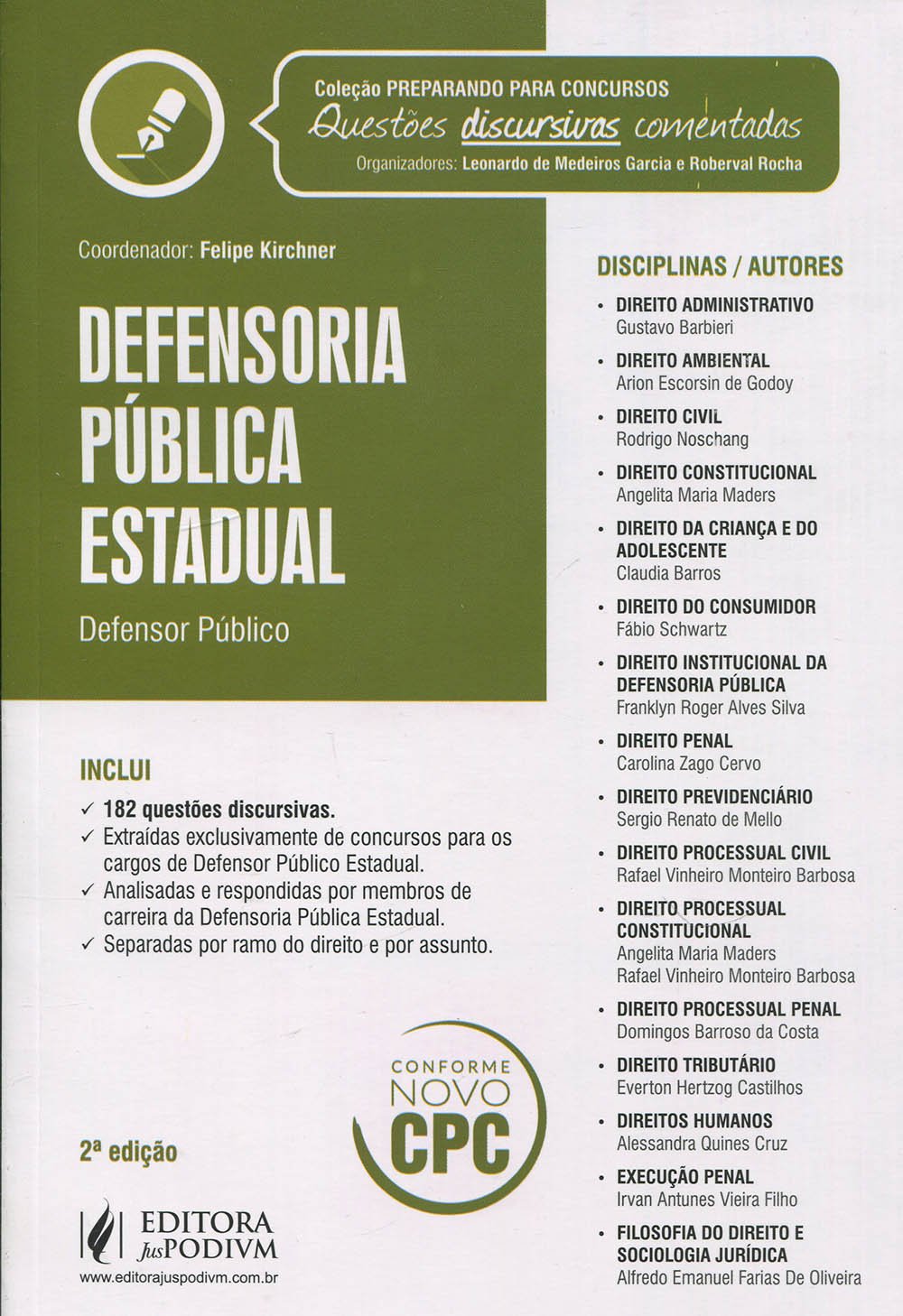 capítulo por capítulo baixar Defensoria Pública Estadual. Questões Discursivas Comentadas - Coleção Preparando Para Concursos