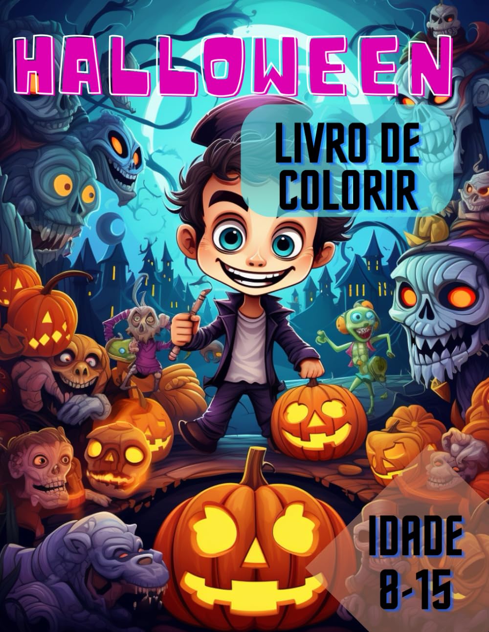 Livro de Colorir de Halloween: Fantástico livro de colorir para todas as crianças (Portuguese Edition) baixar o livro de graça