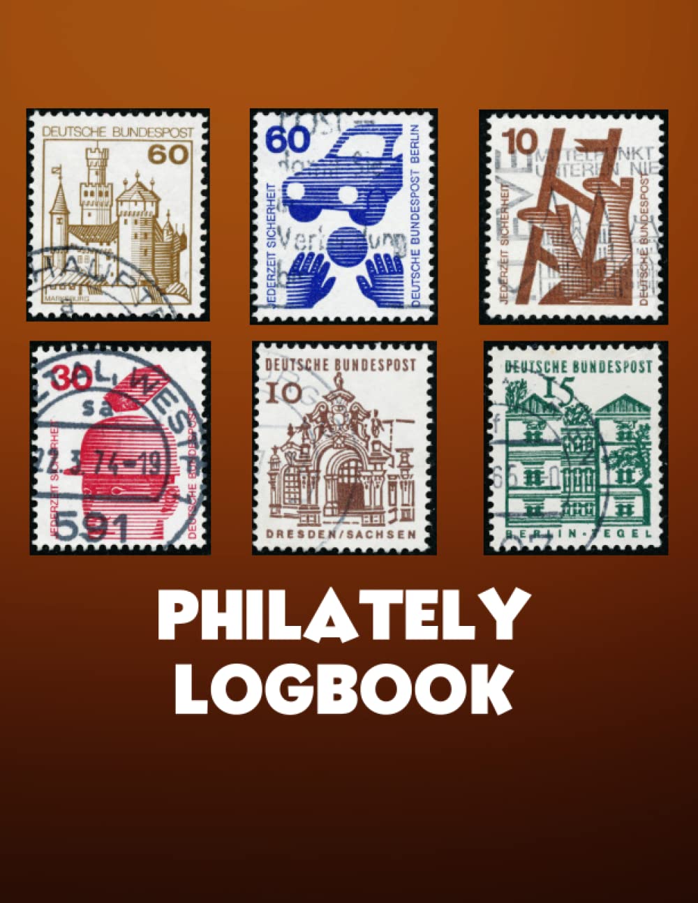 capítulo por capítulo baixar Philately Logbook: Philatelic album to reference the stamps of its collection | Journal for stamp collection | Large format stamp booklet.