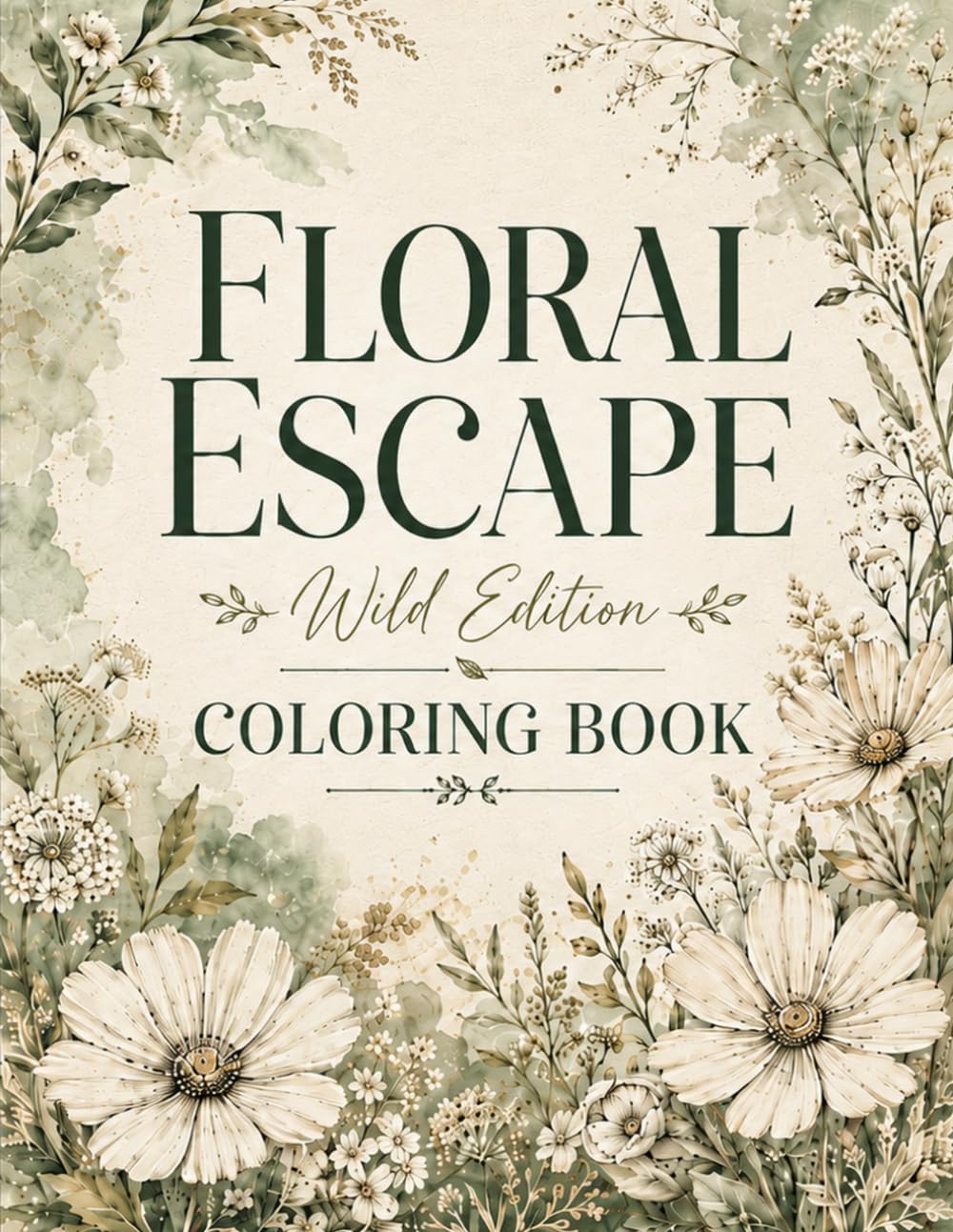 capítulo por capítulo baixar Floral Escape - Wild Edition: Detailed Floral Patterns and Whimsical Designs for Stress Relief, Nature Lovers and Art Enthusiasts