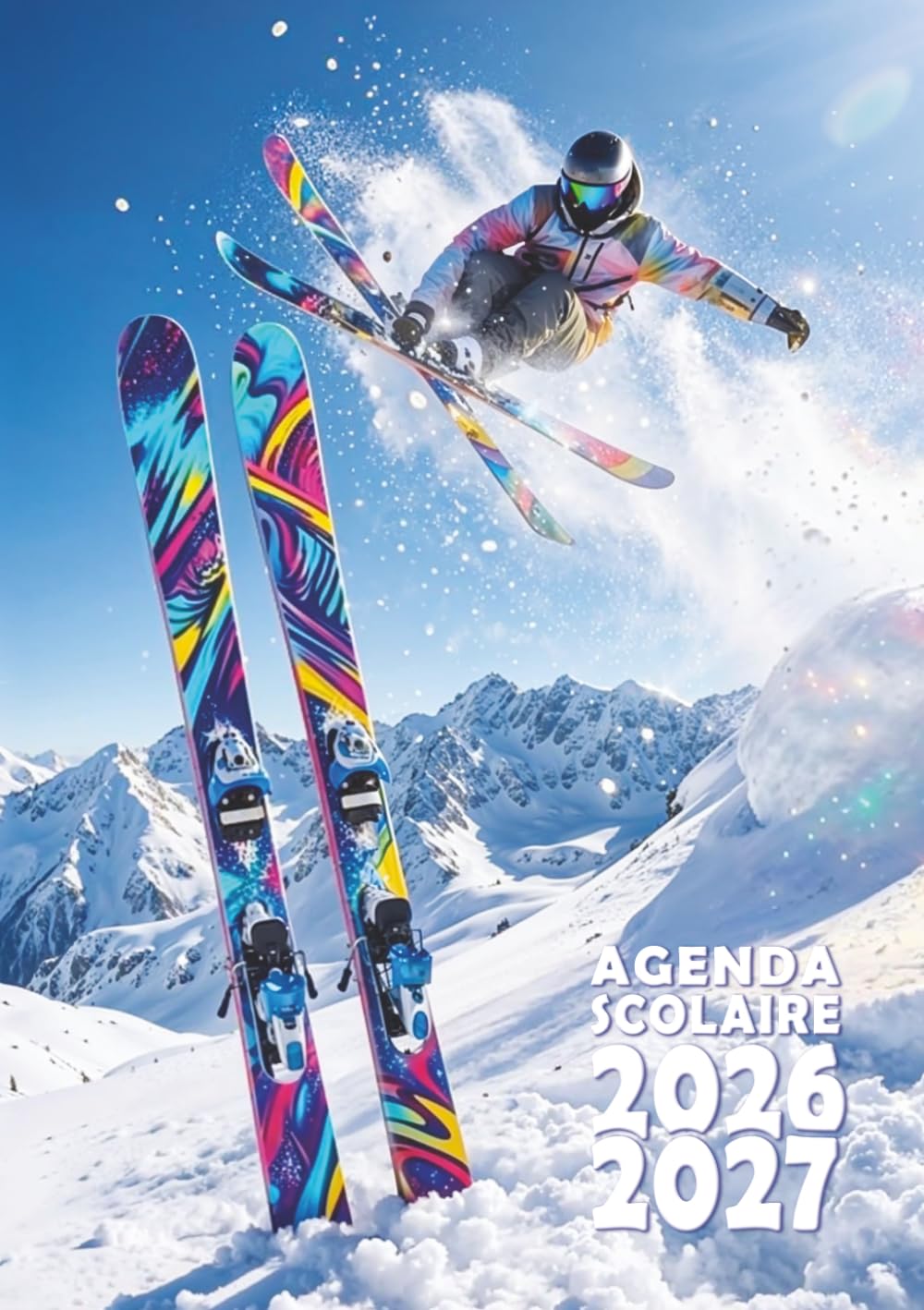ler totalmente Agenda scolaire 2026 2027: Ski - Une page par jour en petit format 12x17 cm pour les élèves de CM1, CM2, collège et lycée fans de sports d'hiver (French Edition)