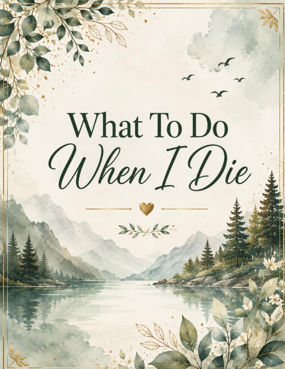 ler totalmente What To Do When I Die: End of Life Planner, Checklist & Organizer - Detailed Information About My Accounts, & Affairs, A Simple Organizer,Belongings & Wishes, 8.5 x 11 in (21.59 x 27.94 cm)