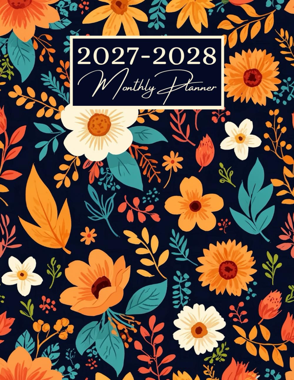 2027-2028 Monthly Planner: 2 Year Calendar 8.5 x 11 Large Size with Holiday Reminders | from JANUARY to DECEMBER 24 Month Organizer Schedule baixar livro de graça