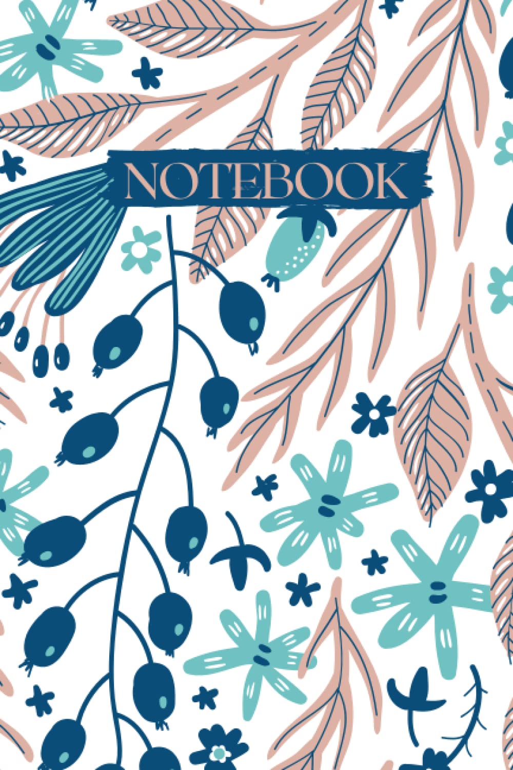 Notebook: Notebook Journal Shrub Print Non Dated Lined Ruler Paper baixar o livro de graça