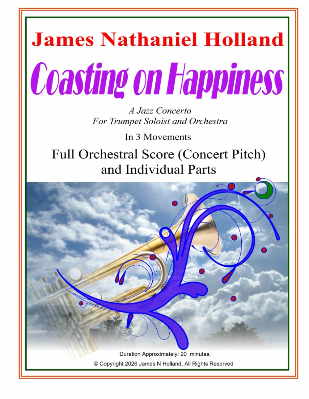 capítulo por capítulo baixar Coasting on Happiness: A Jazz Concerto for Trumpet Soloist and Orchestra. Full Orchestral Score (Concert Pitch) and Individual Instrument Parts: 14