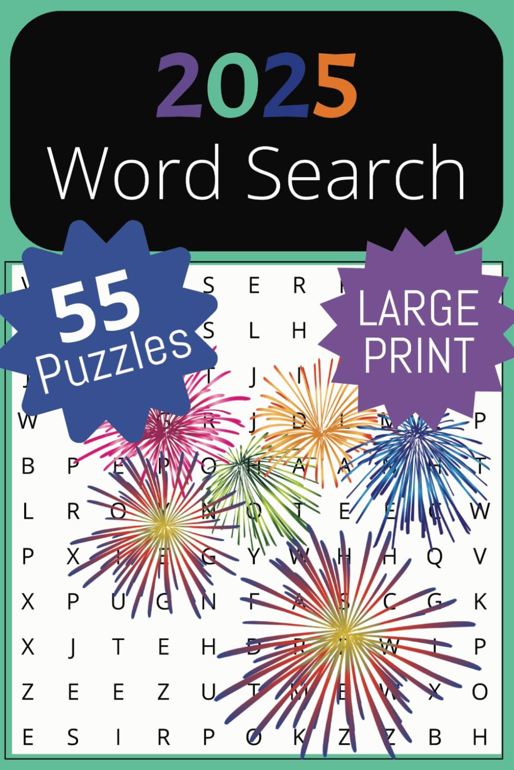 2025 Word Search Book: A New Year Themed Word Find Puzzle for Adults, Seniors, & Teens baixar livro de graça