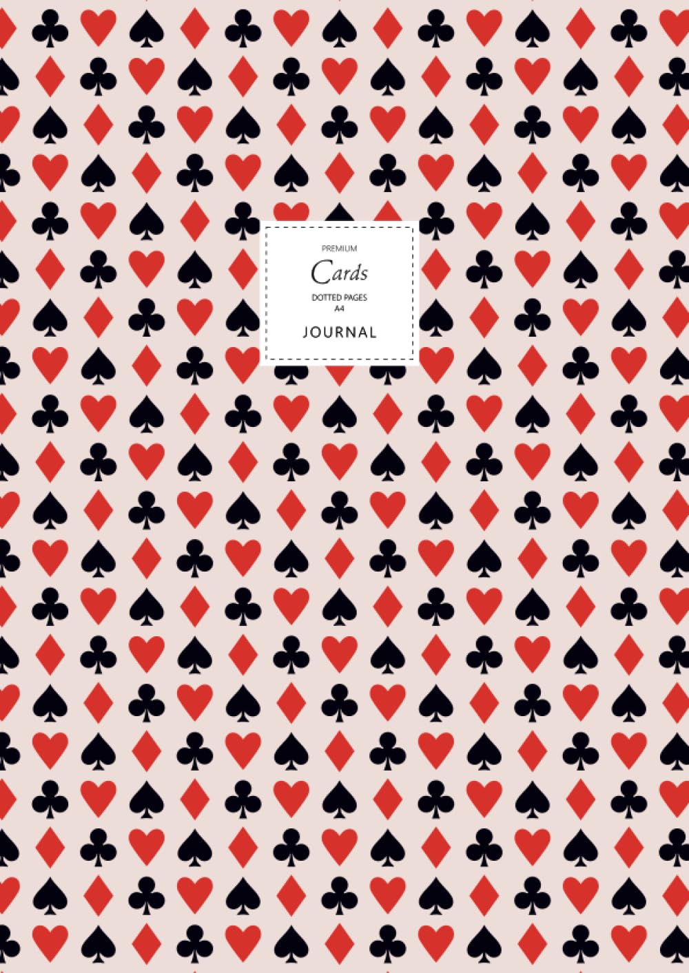 ler totalmente Cards Journal - Dotted Pages - A4 - Premium: (Red Fade Edition) Playing Cards Journal 192 dot grid page (A4 / 8.27x11.69 inches / 21x29.7cm / Large)