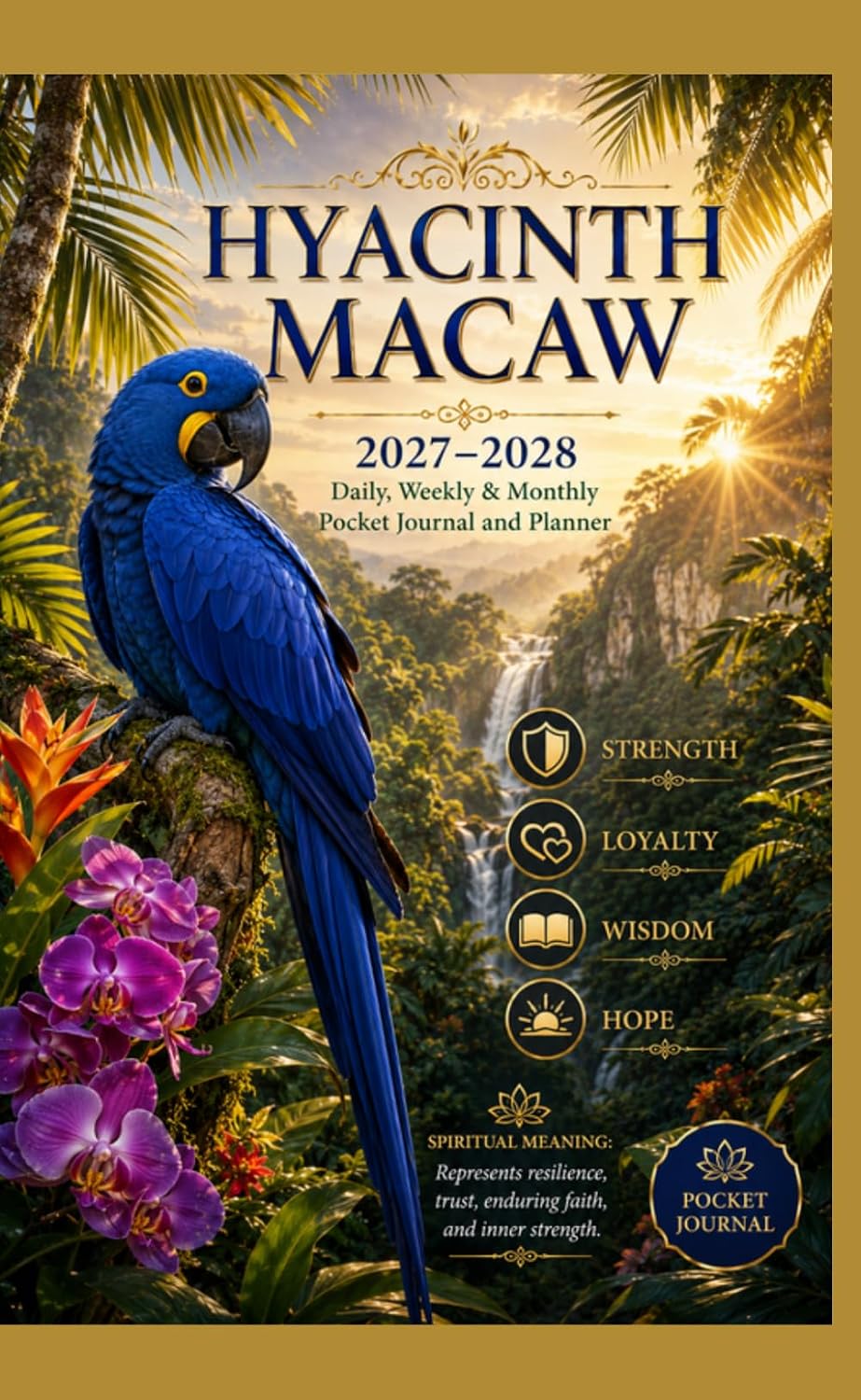 Hyacinth Macaw: 2027-2028 Daily. Weekly & Monthly Pocket Journal and Planner baixar o livro de graça