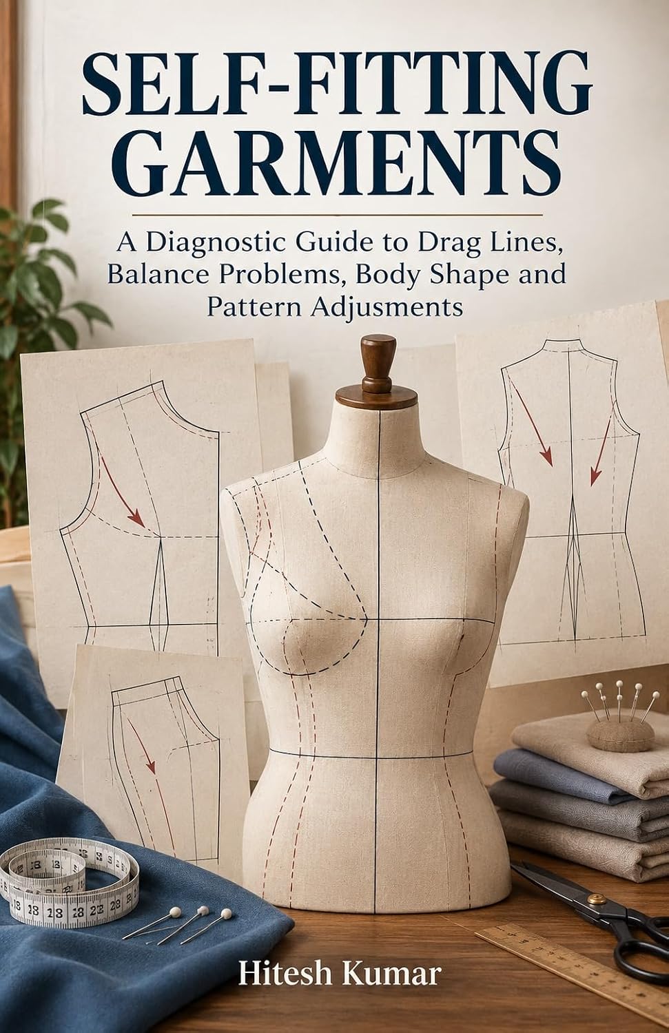 ler totalmente Self-Fitting Garments: A Diagnostic Guide to Drag Lines, Balance Problems, Body Shape and Pattern Adjustments (English Edition)
