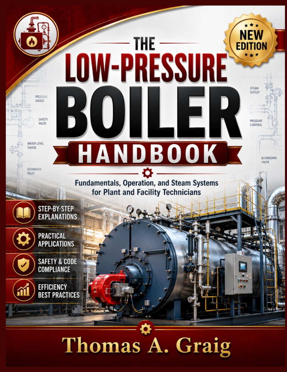 ler totalmente The Low-Pressure Boiler Handbook: Fundamentals, Operation, and Steam Systems for Plant and Facility Technicians