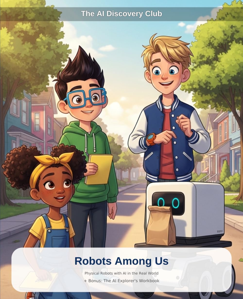 The AI Discovery Club, Vol. 4: Robots Among Us: Physical Robots with AI in the Real World, Plus the AI Explorer's Workbook baixar o livro de graça