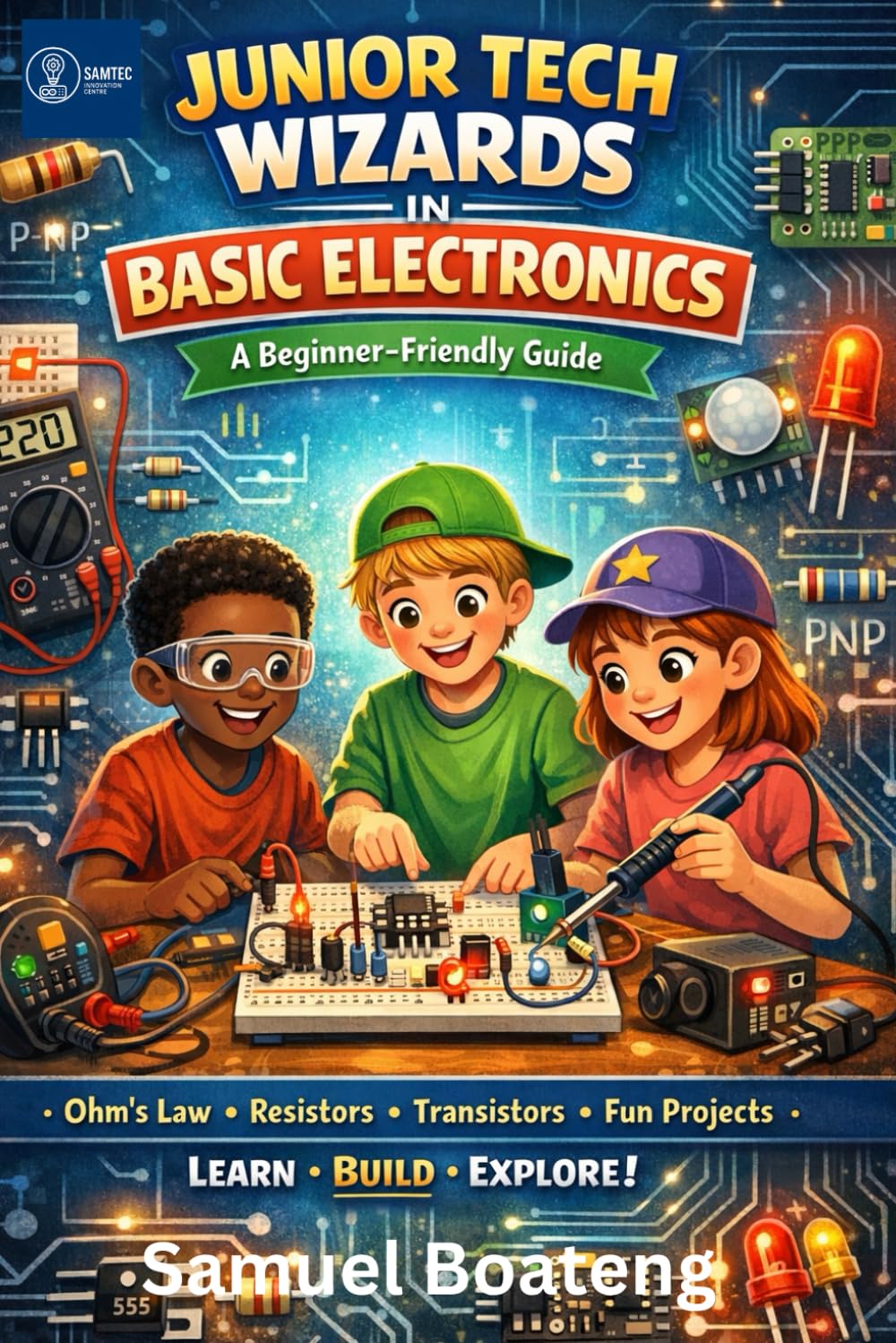 ler totalmente Junior Tech Wizards In Basic Electronics: A Beginner-Friendly Guide (Foundations of Arduino & Electronics Series)