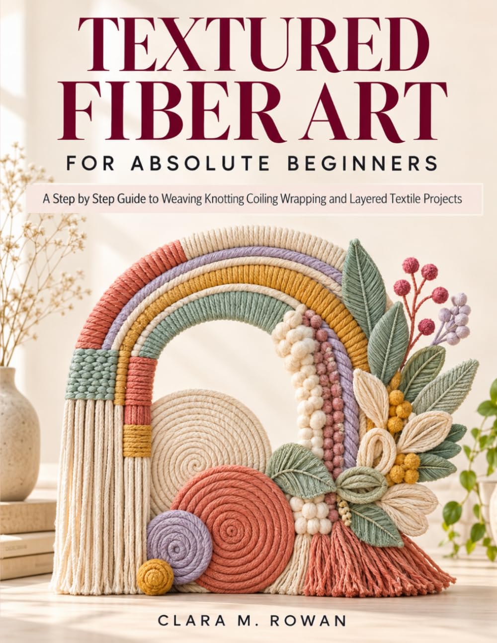 capítulo por capítulo baixar TEXTURED FIBER ART FOR ABSOLUTE BEGINNERS: A Step by Step Guide to Weaving Knotting Coiling Wrapping and Layered Textile Projects