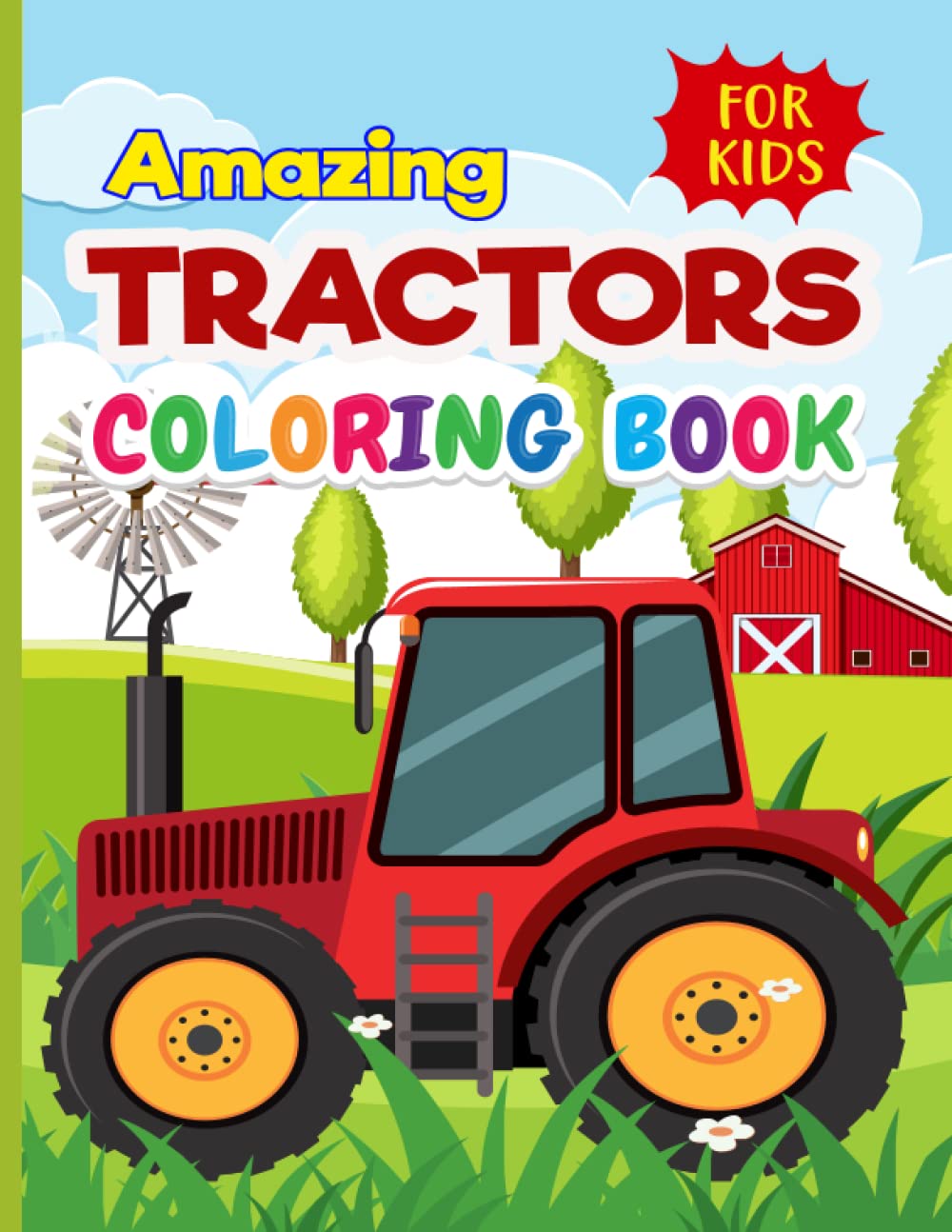 Amazing Tractors coloring Book for kids: 75 fun, easy and simple tractor designs for kids ages 2-4 and 4-8, Farm tractors, farm trucks, Tractor Coloring Adventure Book baixar livro de graça