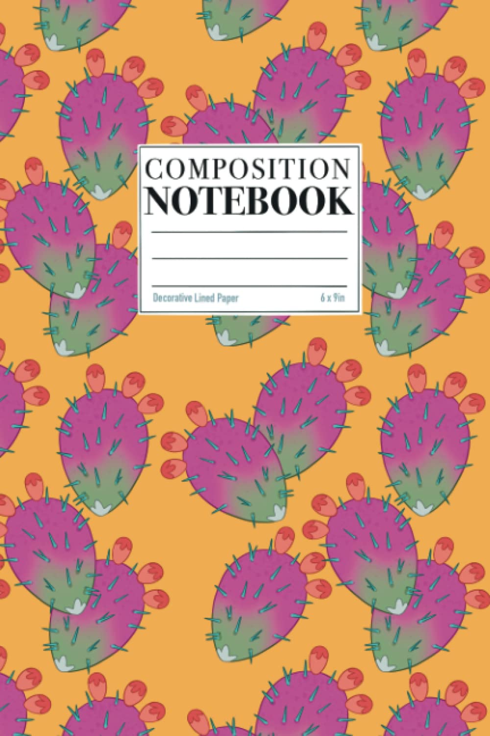 capítulo por capítulo baixar Composition Notebook: Pretty Purple Cactus Composition Notebook 6 x 9in Lined Paper with Decoration Detail on Each Page