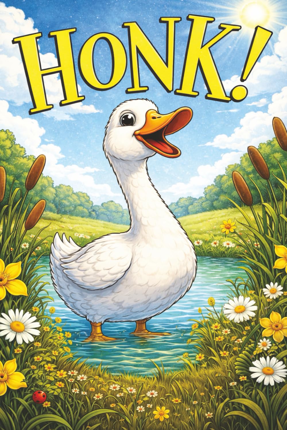 ler totalmente Whimsical Goose-Themed Notebook