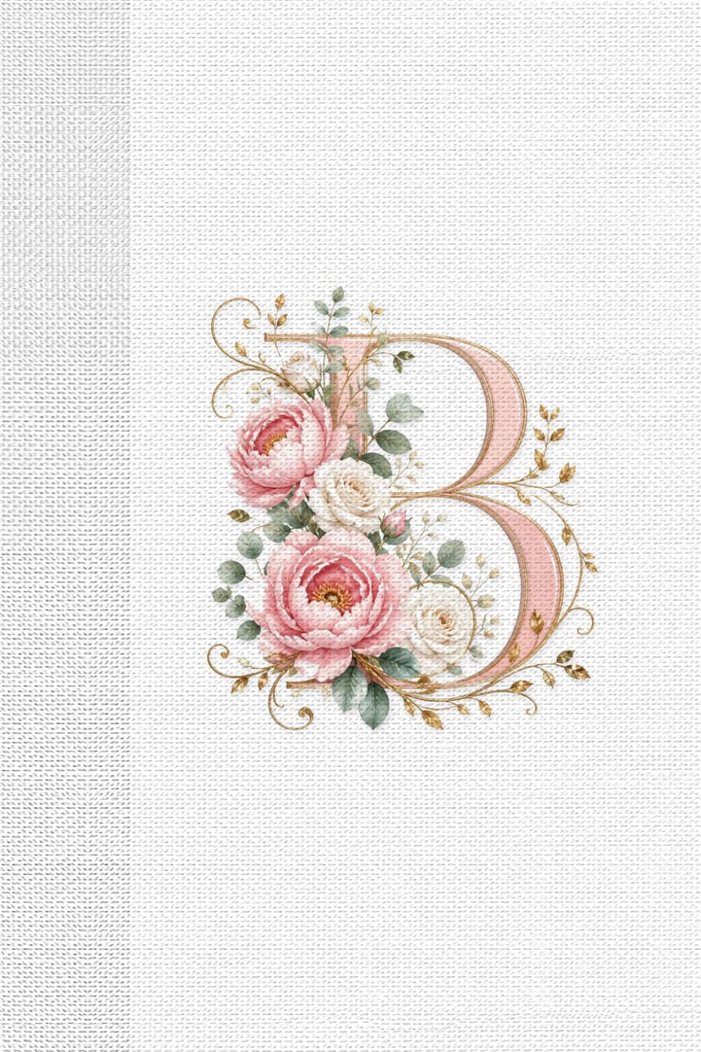 "B" MONOGRAM JOURNAL: Monogram notebook for journaling. (Spanish Edition) baixar o livro de graça