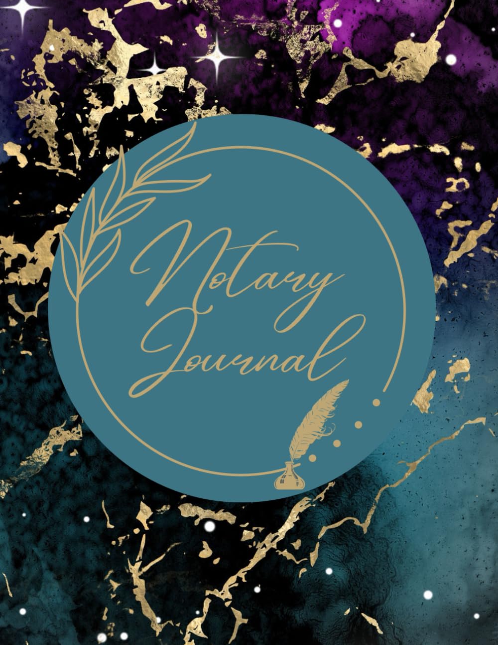 Notary Journal: OfficialNotary Log Book To Record Notarial Acts | 220 Entries | Notary Public Record Book For Women | Galaxy Gold Marble baixar o livro de graça
