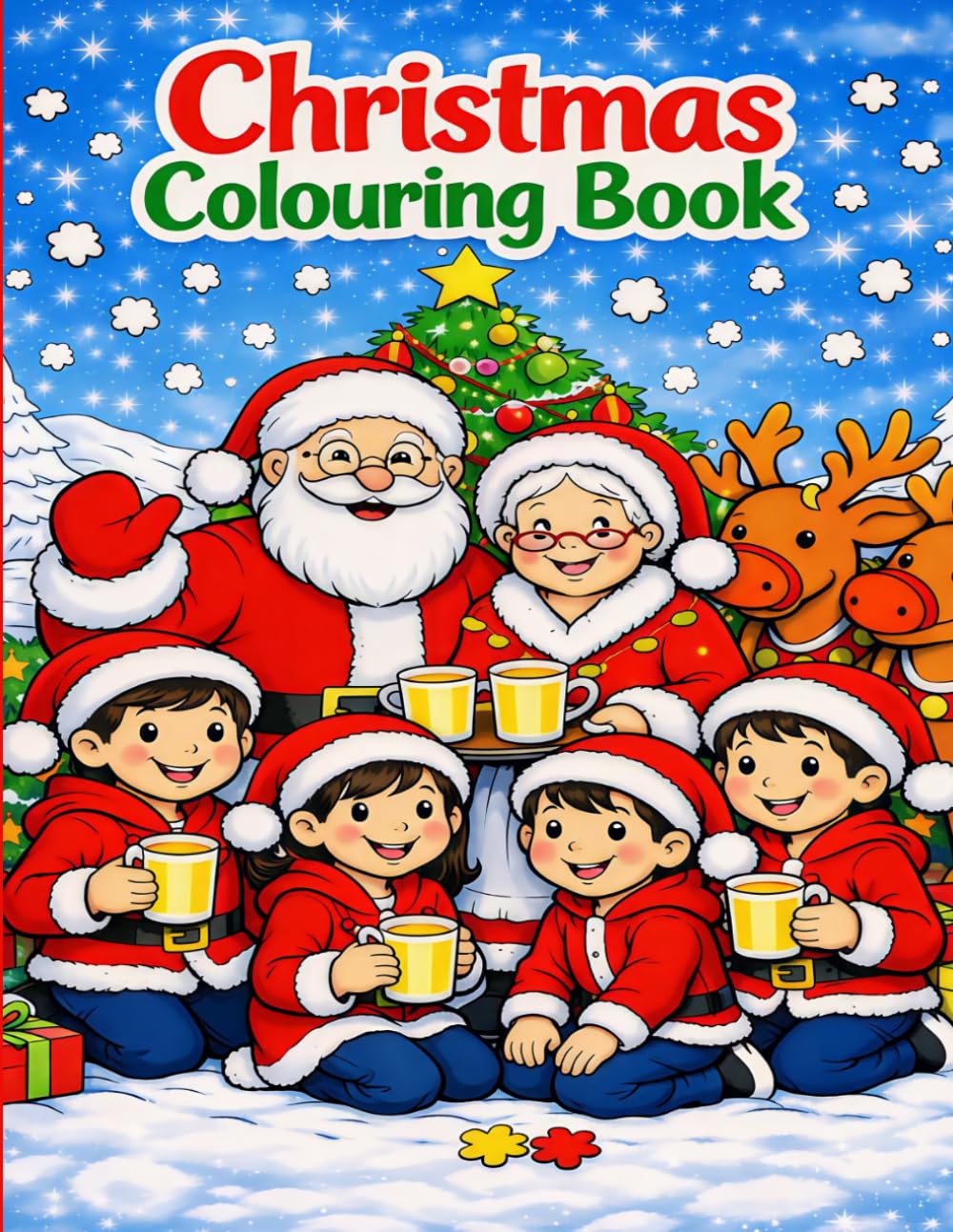capítulo por capítulo baixar Kids Christmas Colouring Book - 2026 Edition: Paperback • 8.5 × 11 • Kids Christmas Colouring Book • Fine Line Illustrations • Holiday Fun •... • Perfect for All Ages (Kids that Colour)