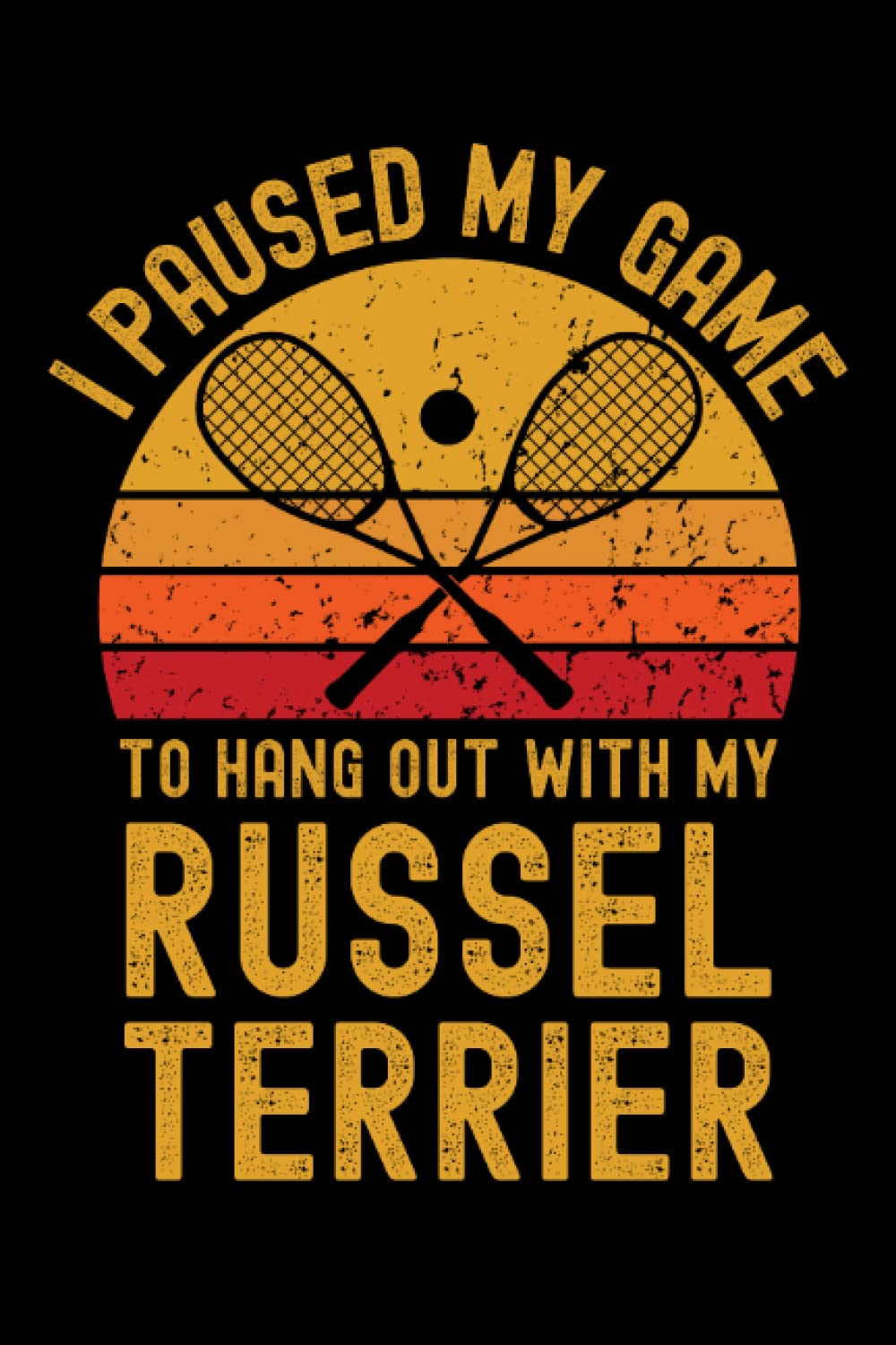 ler totalmente Squash and Russel Terrier: 6"x9", Notes, Notebook, Journal, Diary, 120 Pages lined, Paperback Cover
