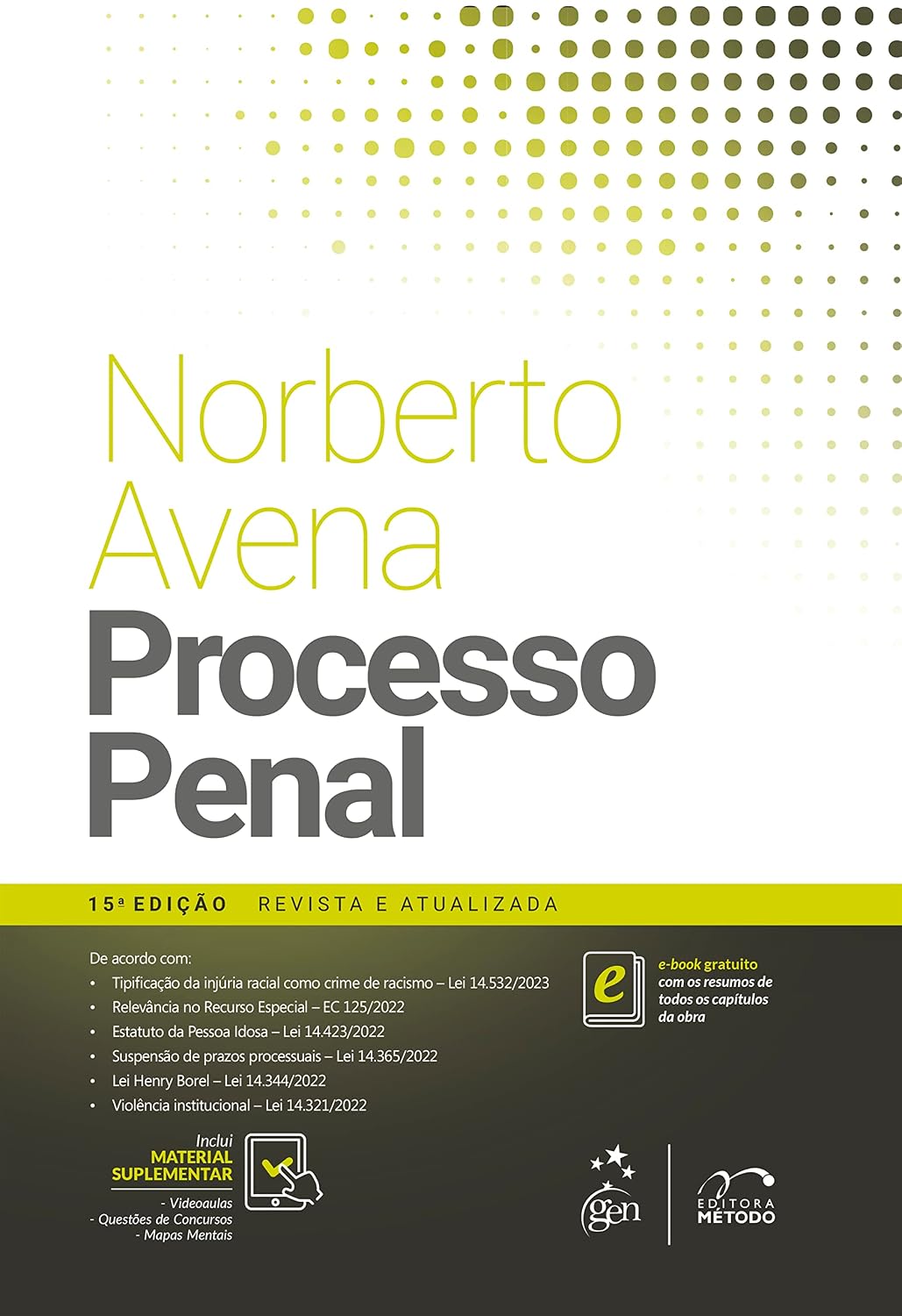 ler totalmente Processo Penal - 15ª Edição 2023