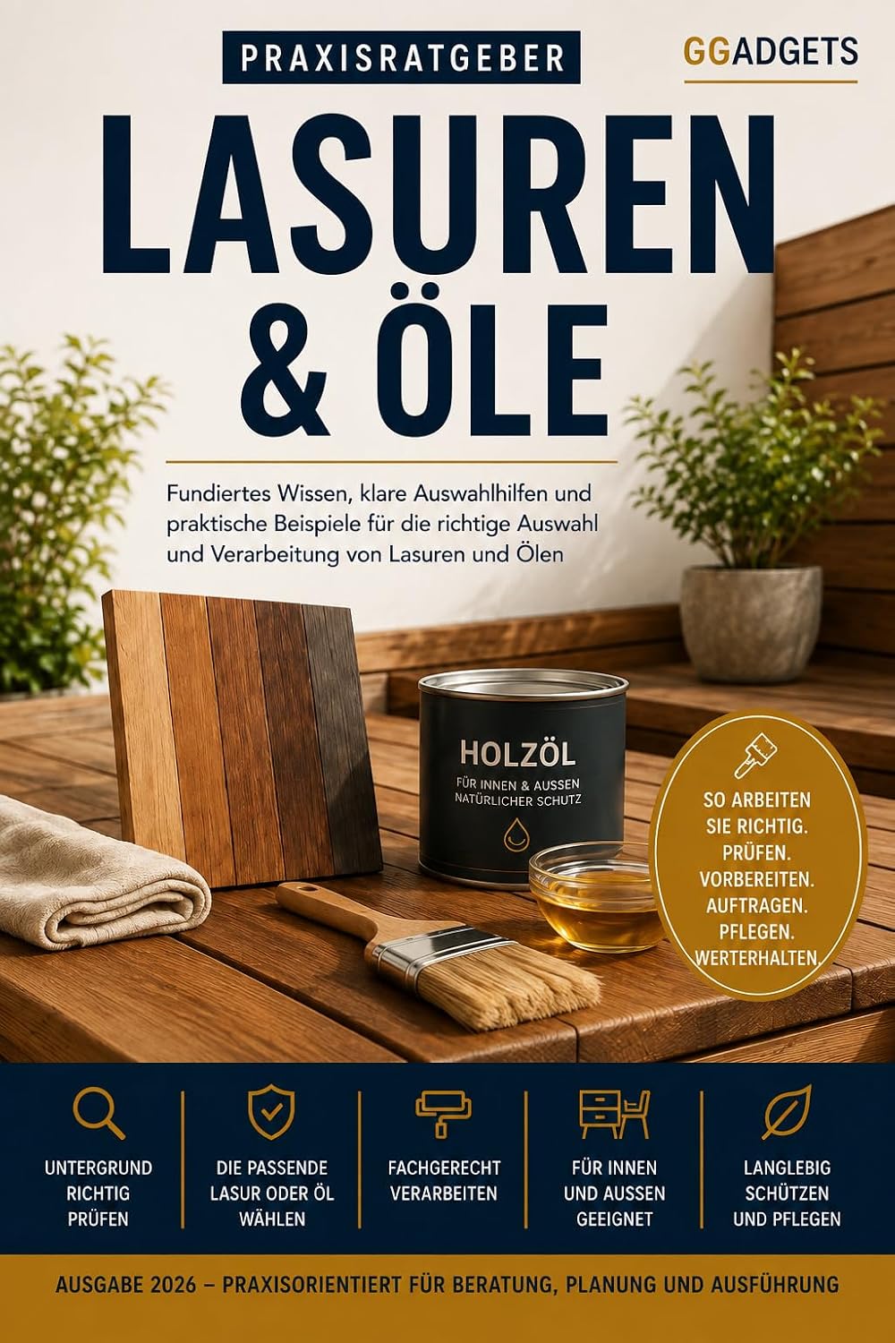 Praxisratgeber Lasuren & Öle: Fundiertes Wissen, klare Auswahlhilfen und praktische Beispiele für die richtige Auswahl und Verarbeitung von Lasuren und Ölen (German Edition) baixar livro de graça