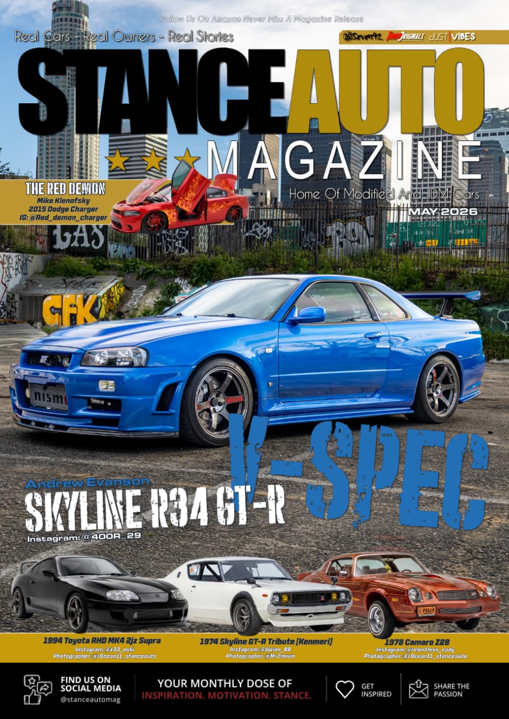capítulo por capítulo baixar Stance Auto Magazine May 2026: Old School vs New School Tuner Cars