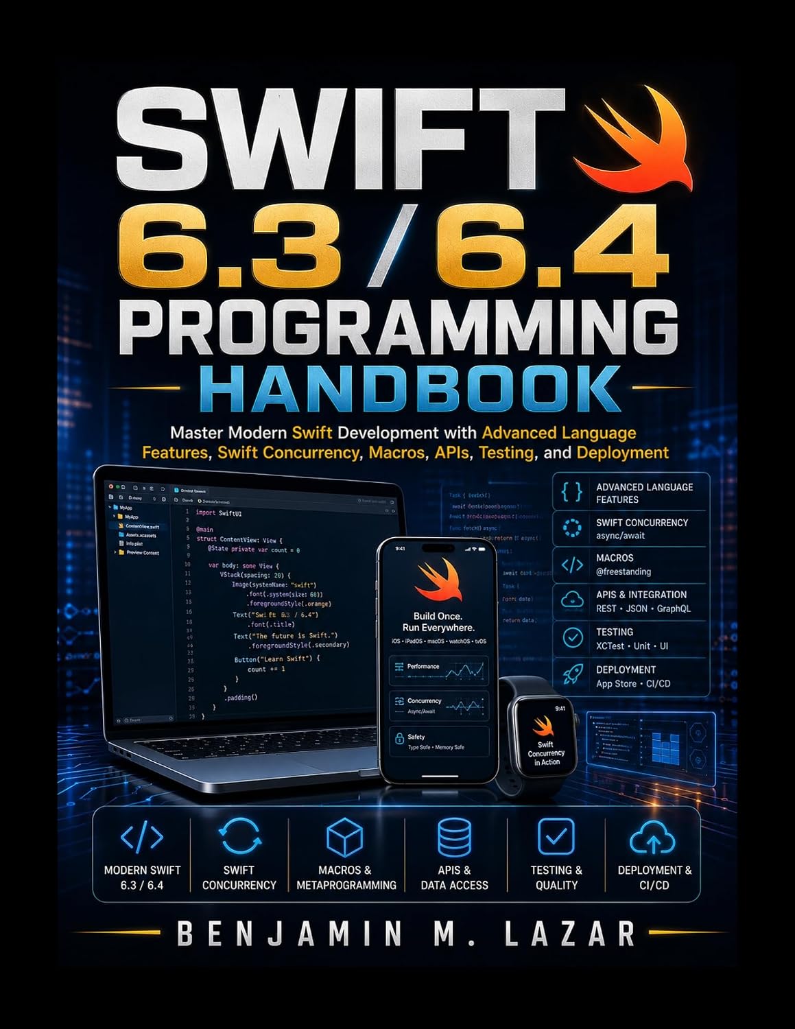 ler totalmente Swift 6.3 / 6.4 Programming Handbook: Master Modern Swift Development with Advanced Language Features, Swift Concurrency, Macros, APIs, Testing, and Deployment... (Practical Tech Companion) (English Edition)