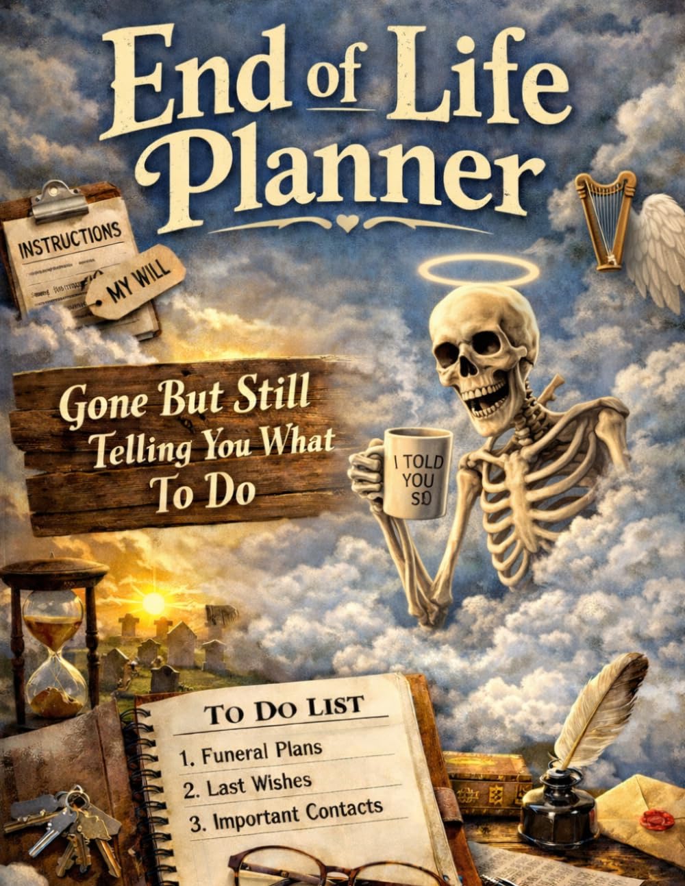 ler totalmente GONE but still telling you What To Do, End of Life Planner: A Death Organizer to Provide Final Instructions and Share Your Last Wishes with Loved Ones