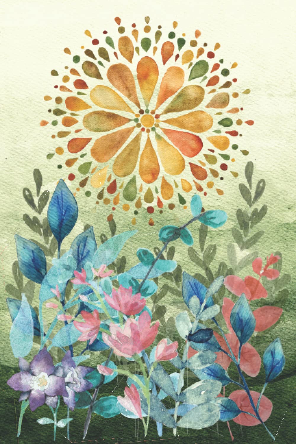 capítulo por capítulo baixar Flowers In Sunlight: Pretty Watercolor Collage Notebook.