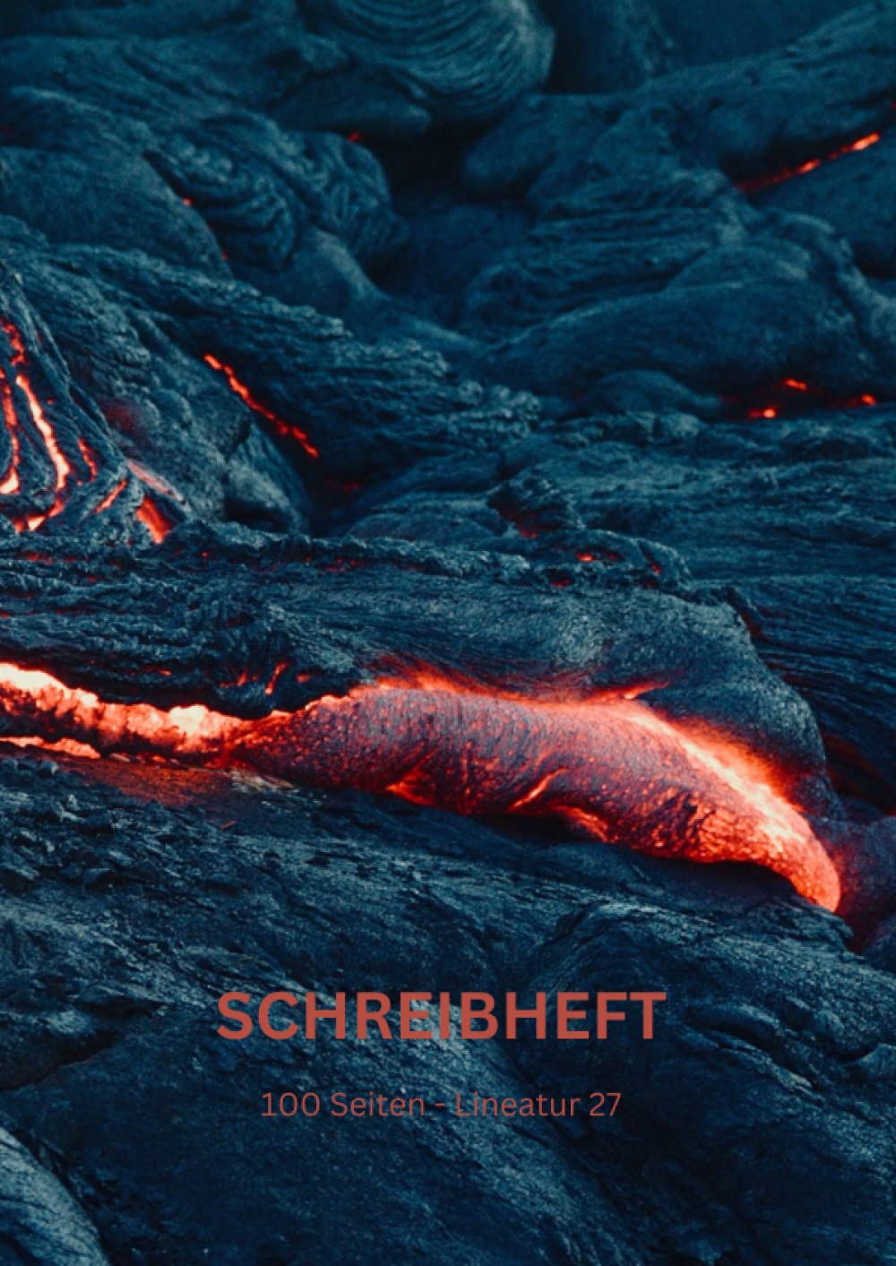 SCHREIBHEFT - 100 Seiten - Lineatur 27: DIN A4 - Schreibheft/ Schulheft/ Semesterheft (German Edition)