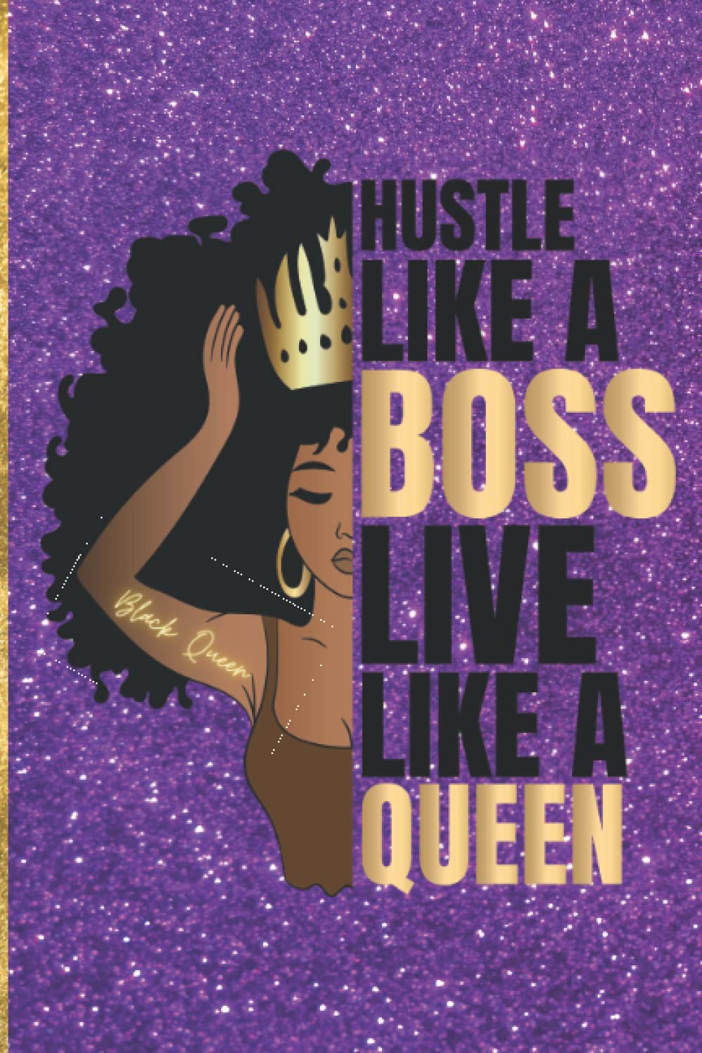 Journal: Cute Glitter Purple Black Girl Journal | Diary | Notebook perfect gift for any black female or for your own writing therapy, great relaxation method, 150 Pages, 6*9 inches. baixar livro de graça