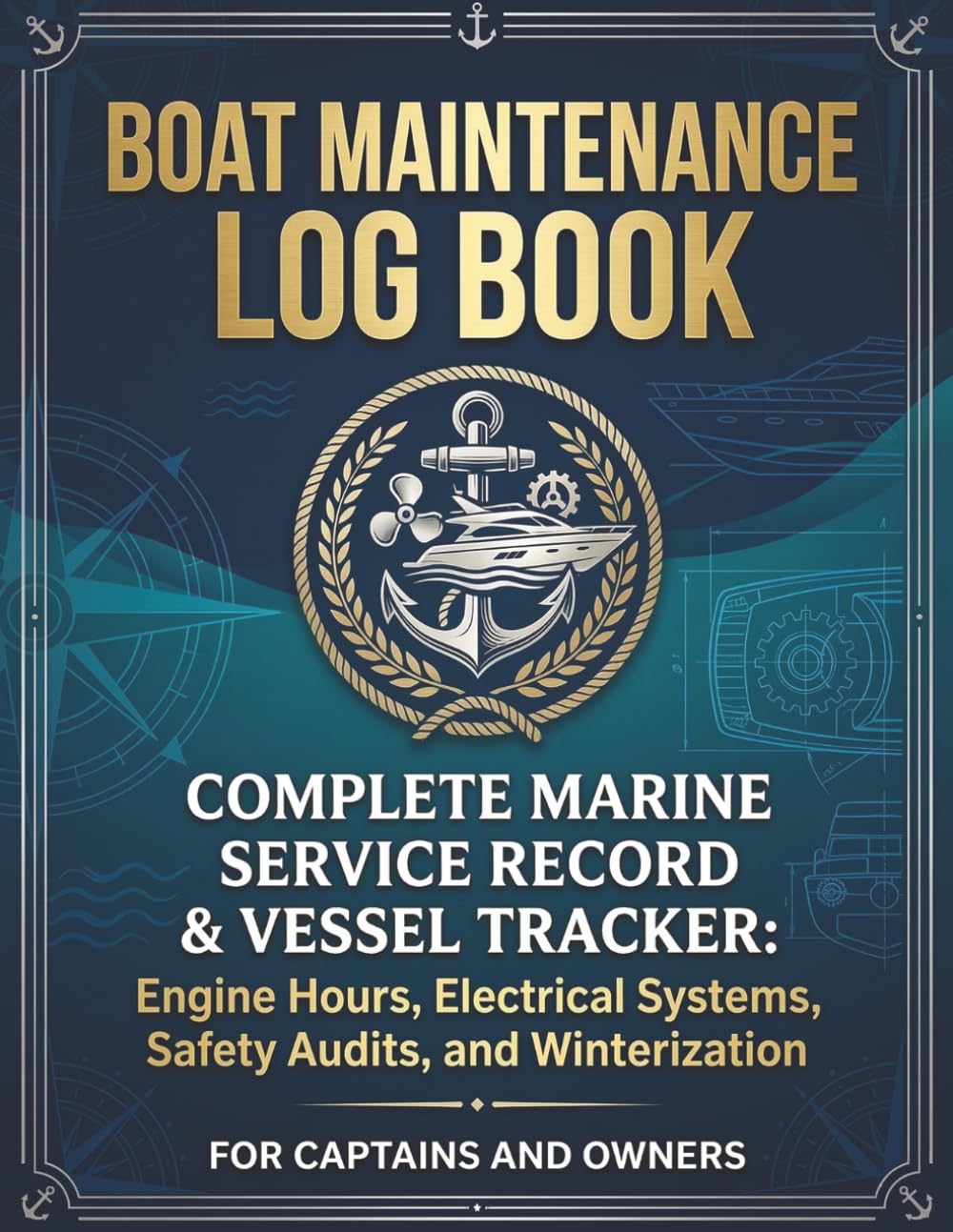 capítulo por capítulo baixar Professional Boat Maintenance Log Book: Complete Marine Service Record & Vessel Tracker: Engine Hours, Electrical Systems, Safety Audits, and Winterization for Captains and Owners