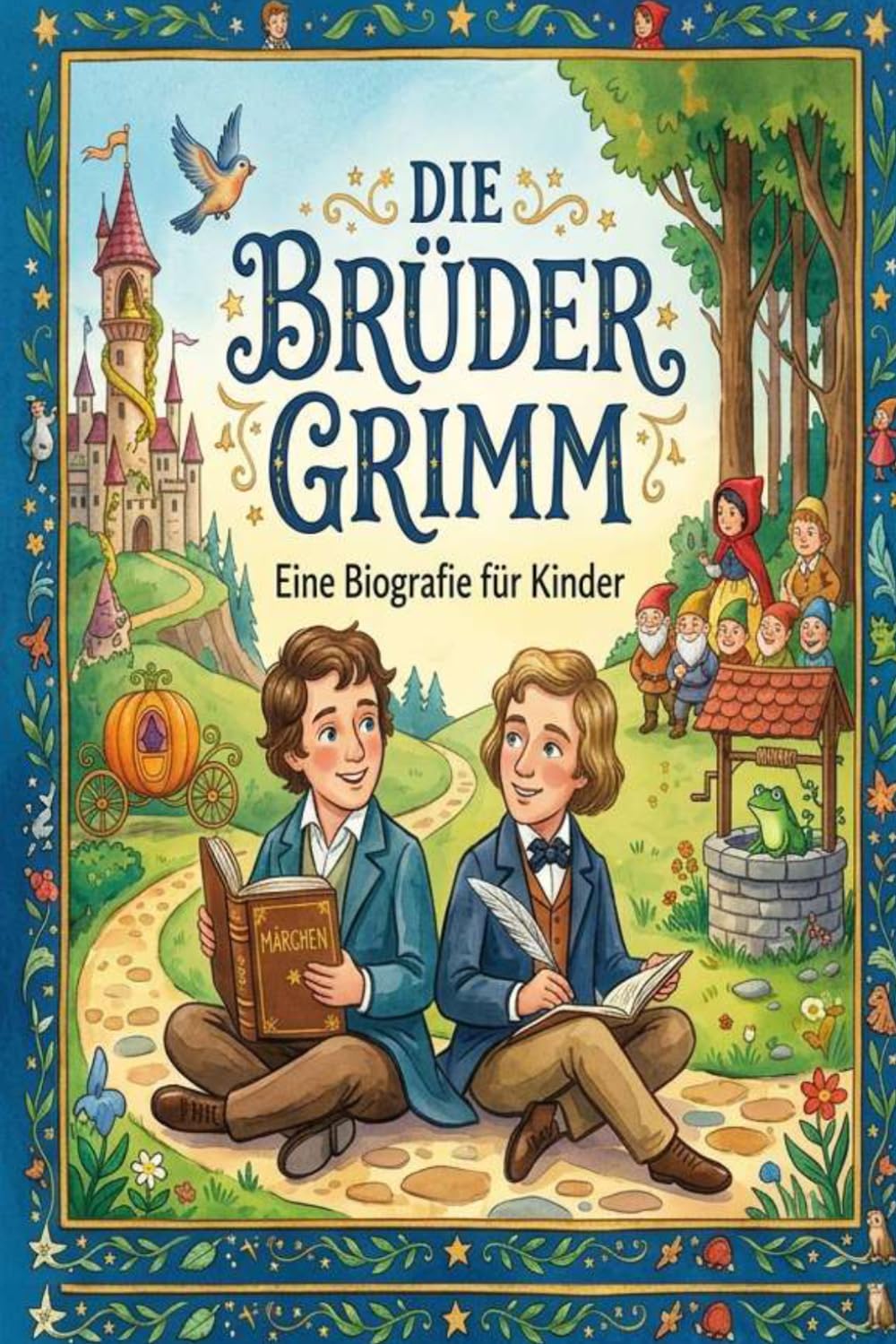 capítulo por capítulo baixar Kleine Deutsche Helden: Die Brüder Grimm – Eine Biografie für Kinder: Wie zwei Brüder die schönsten Märchen der Welt sammelten (German Edition)