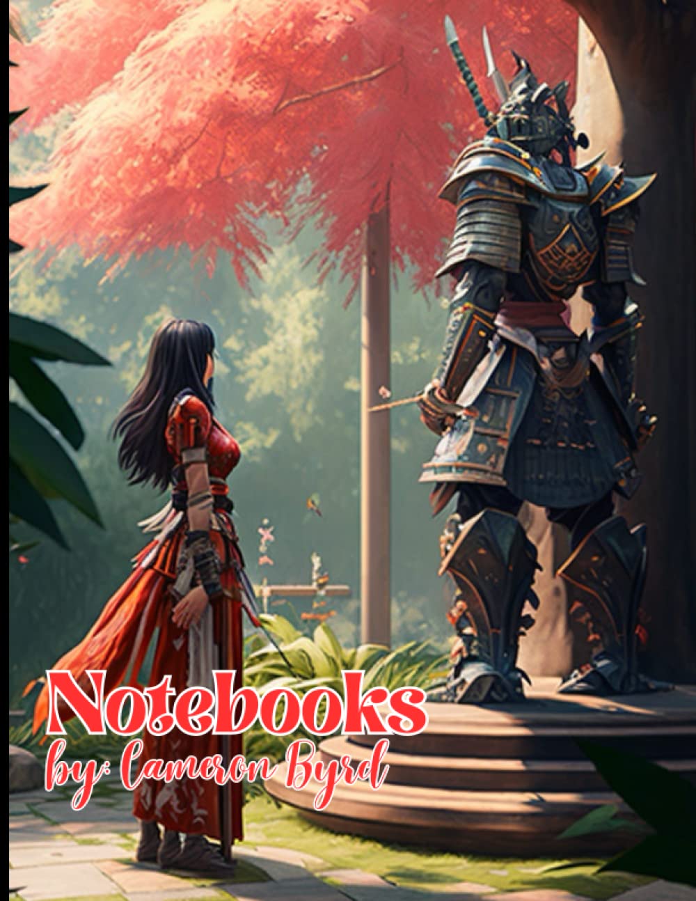 Samurai An The Princess: 8.5 x 11 120 Page Notebook