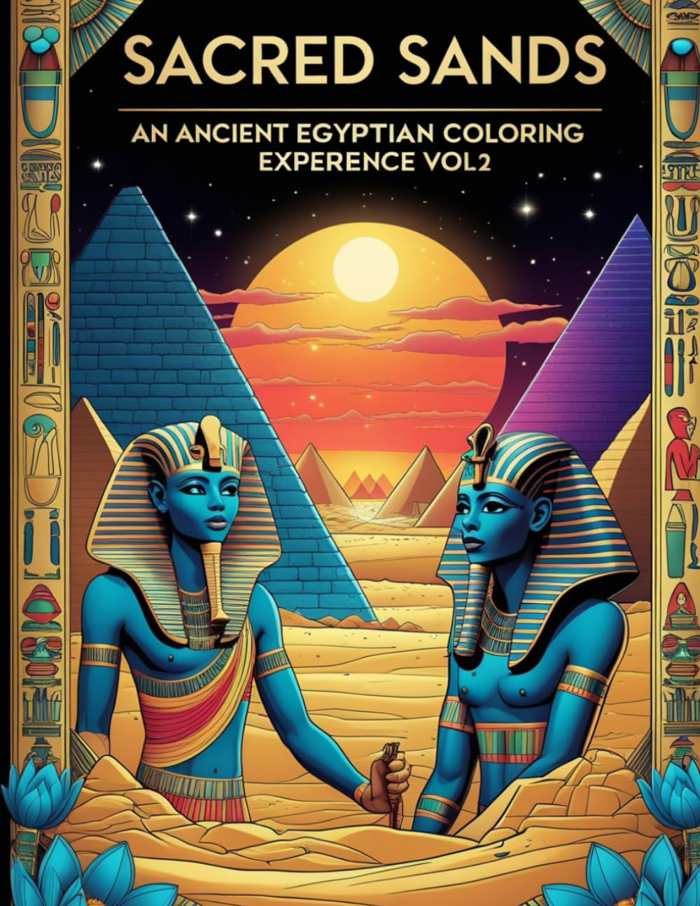 ler totalmente Sacred Sands: An Ancient Egyptian Coloring Experience Vol 2