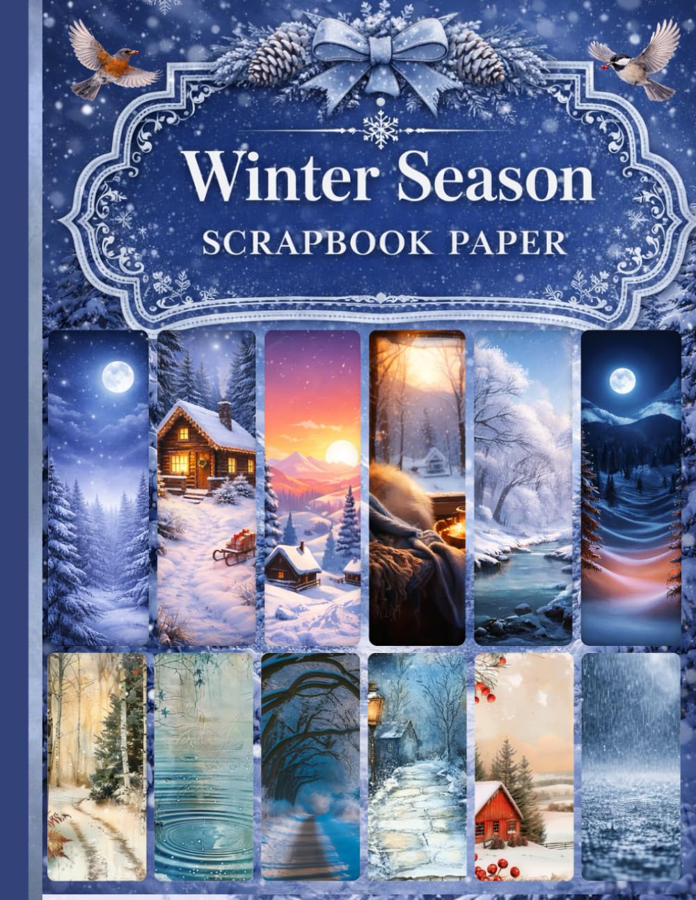 capítulo por capítulo baixar Winter Season Scrapbook Paper: Decorative Double-Sided Craft Papers For Junk Journals, Wrapping & Mixed Media, Card Making And More