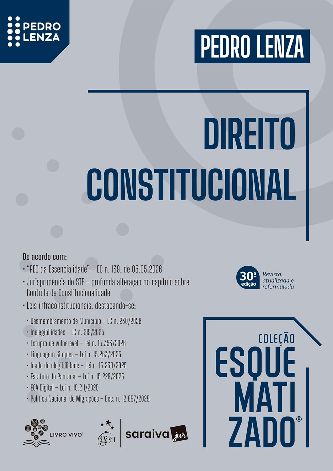 Direito Constitucional - Coleção Esquematizado - 30ª Edição 2026 baixar o livro de graça