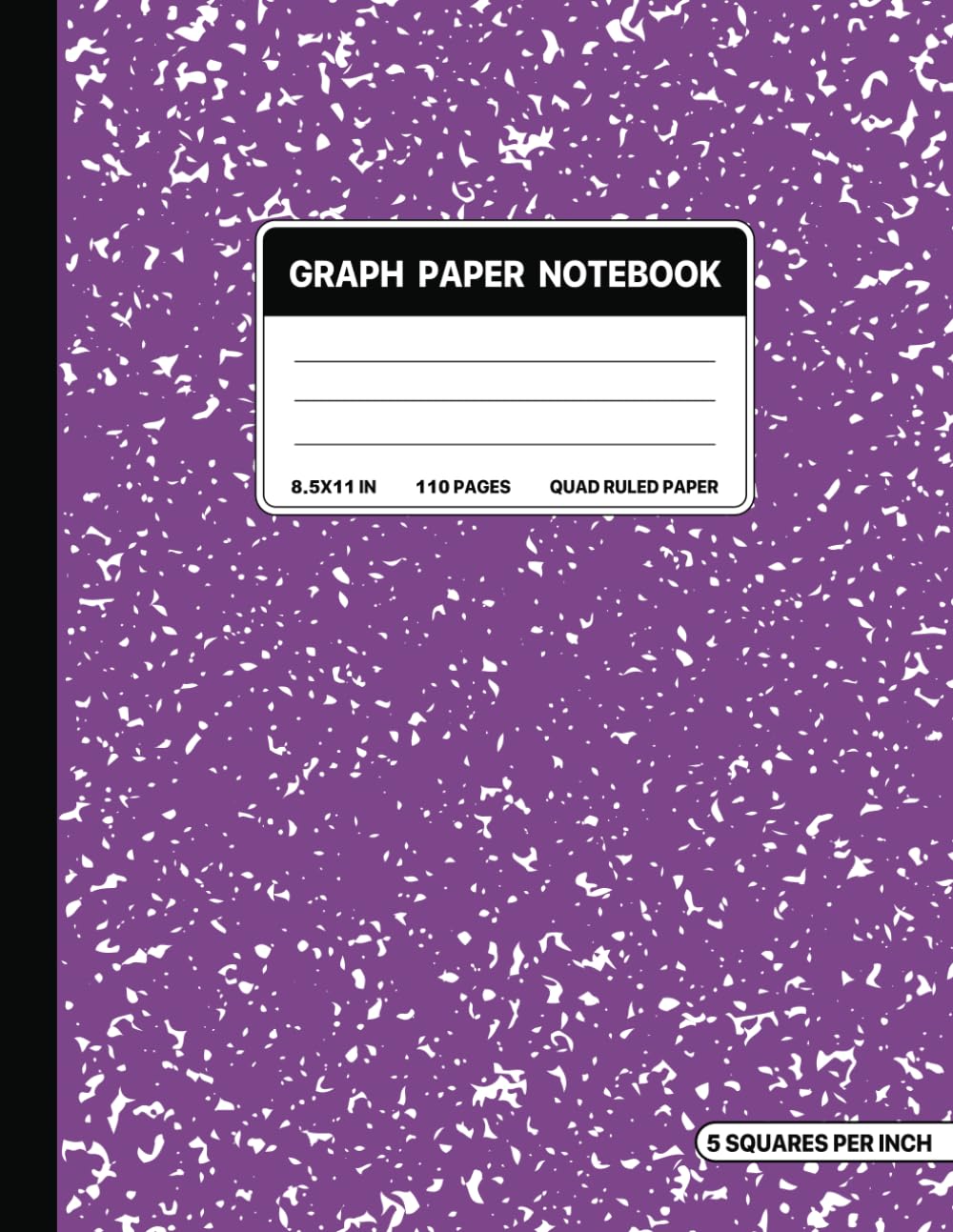 ler totalmente Graph Paper Composition Notebook: Quad Ruled 5x5 Purple Marble Pattern. For Students. College, School, Office & Work