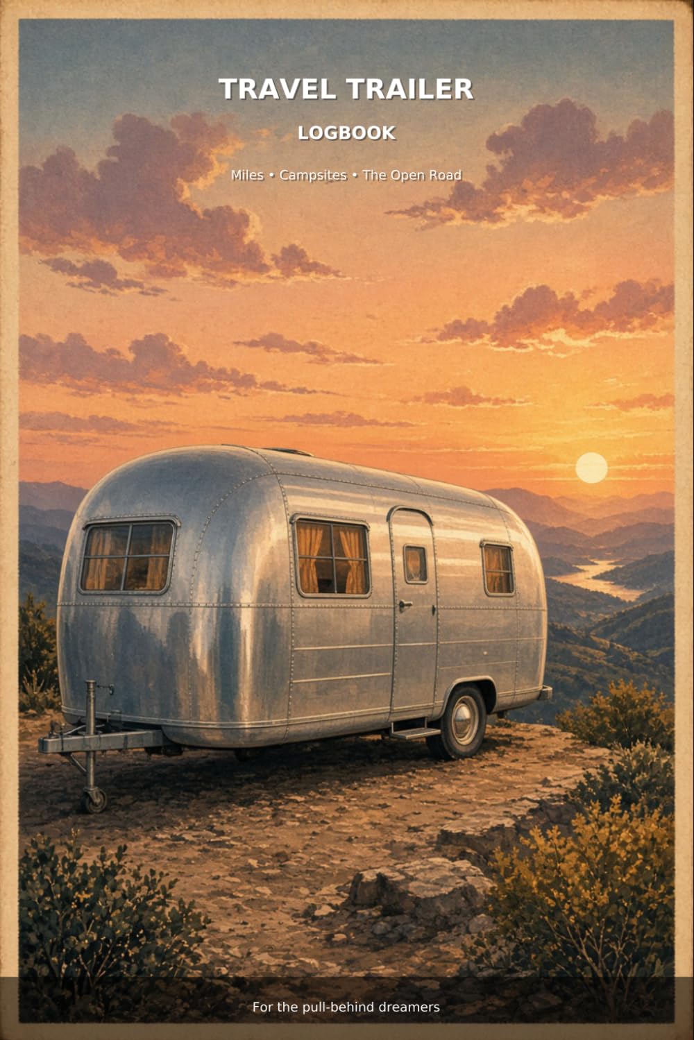TRAVEL TRAILER LOGBOOK: Miles Campsites The Open Road Poetry of the road Miles logged baixar o livro de graça