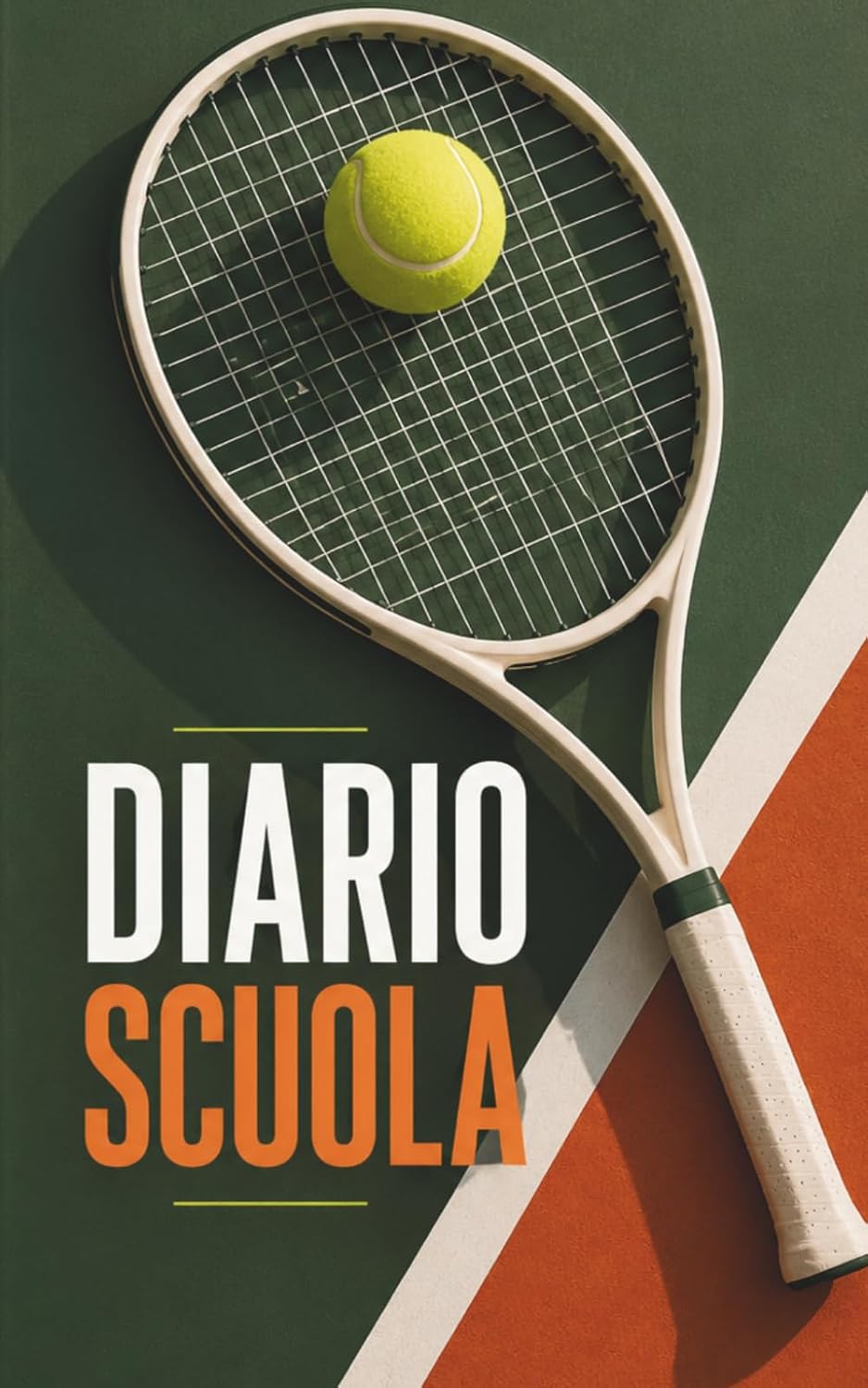 Diario scuola 2026 2027 Tennis: Agenda scolastica giornaliera per ragazzi e ragazze | Materiale scolastico medie elementari superiori università | Copertina con racchetta (Italian Edition) baixar o livro de graça